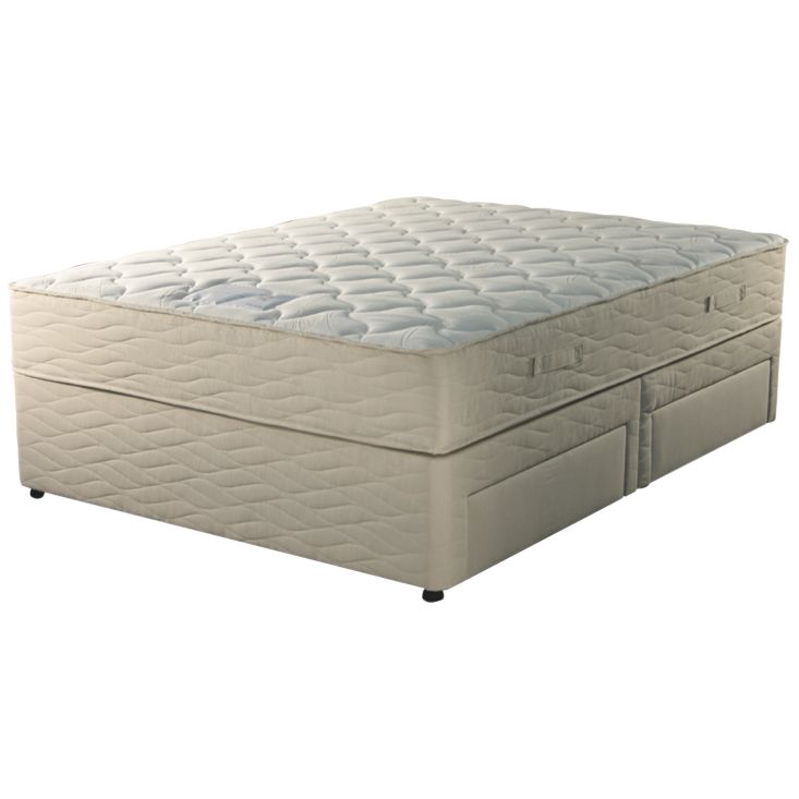 John Lewis Superior 1 Memory Divan Set, Single at John Lewis