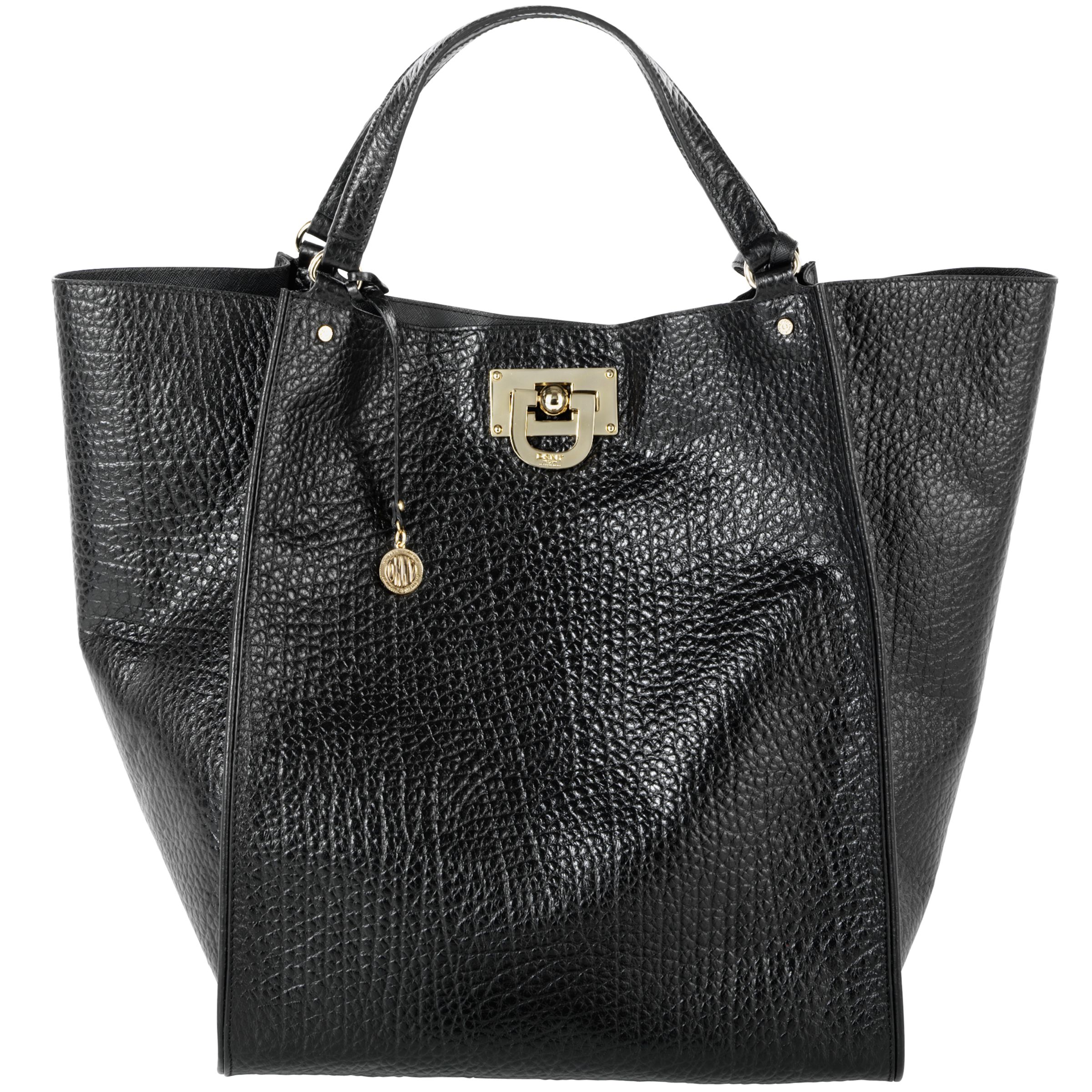 DKNY Large Shopper with Coin Purse Handbag, Black
