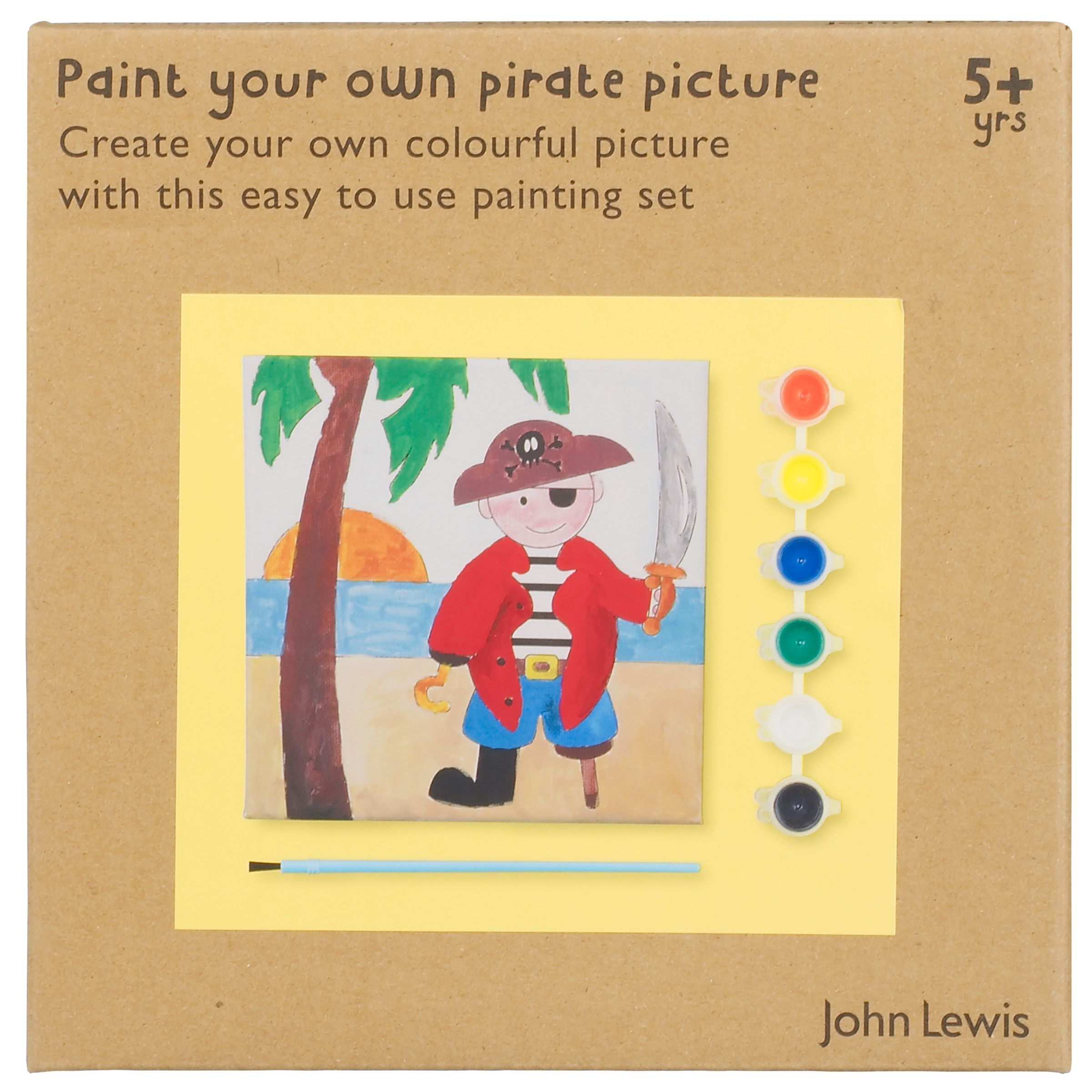 John Lewis Paint-It Pirate Canvas