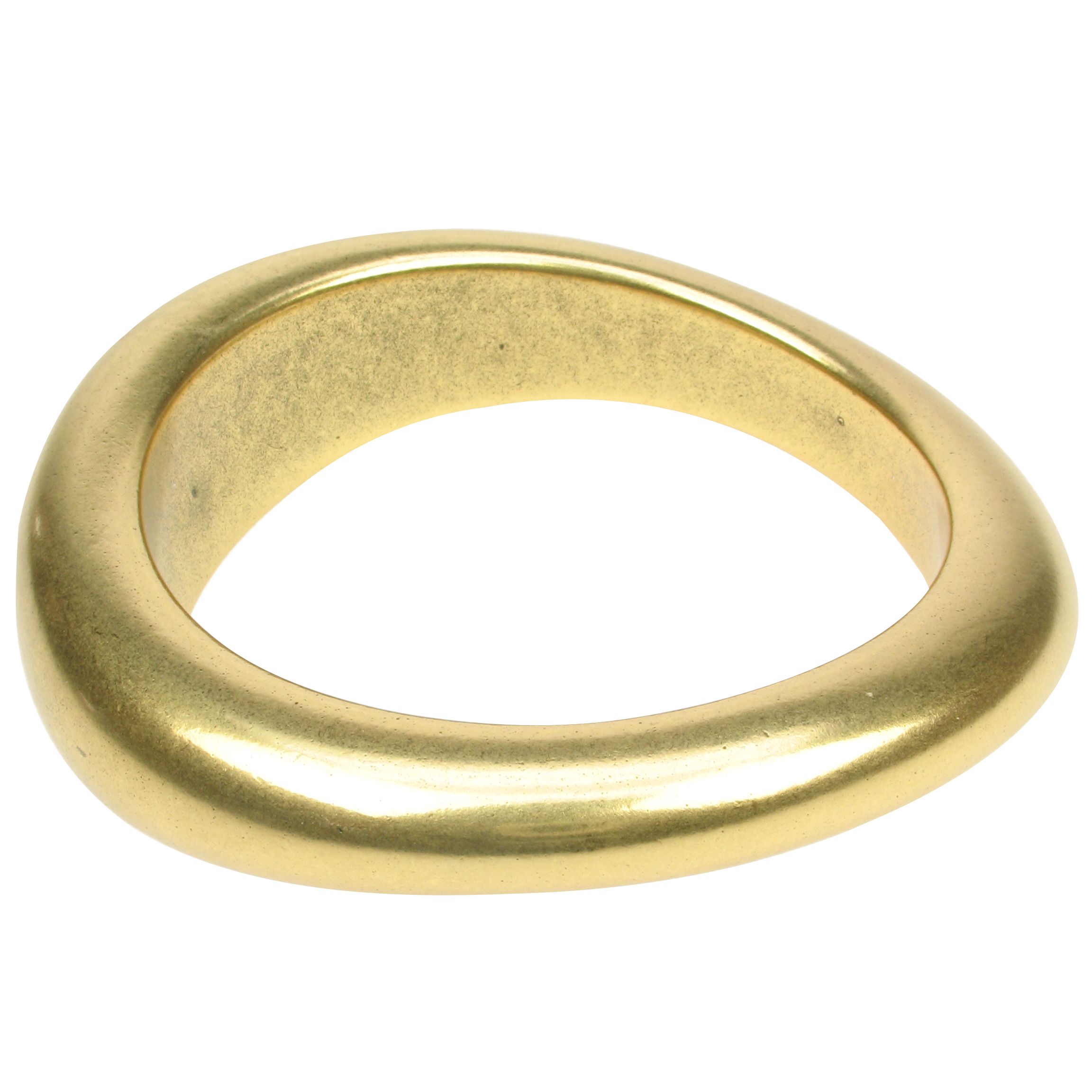 Angie Gooderham Antique Effect Chunky Resin Bangle Gold