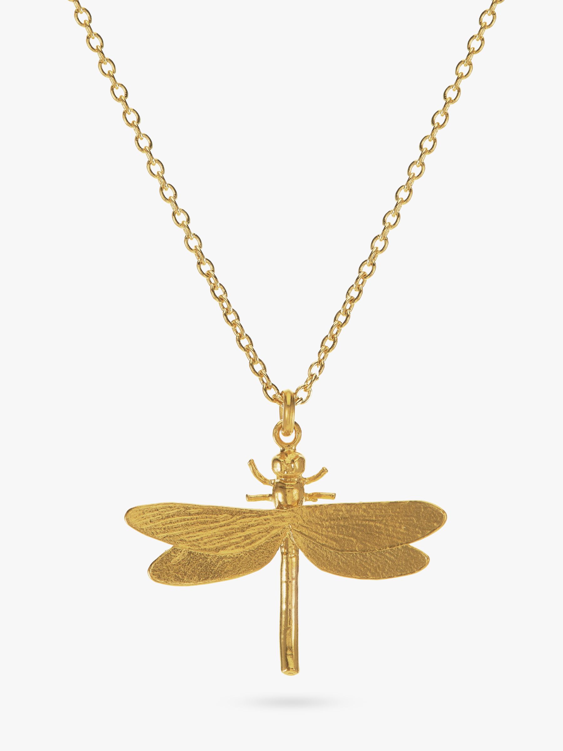 Alex Monroe Dragonfly Necklace, Gold