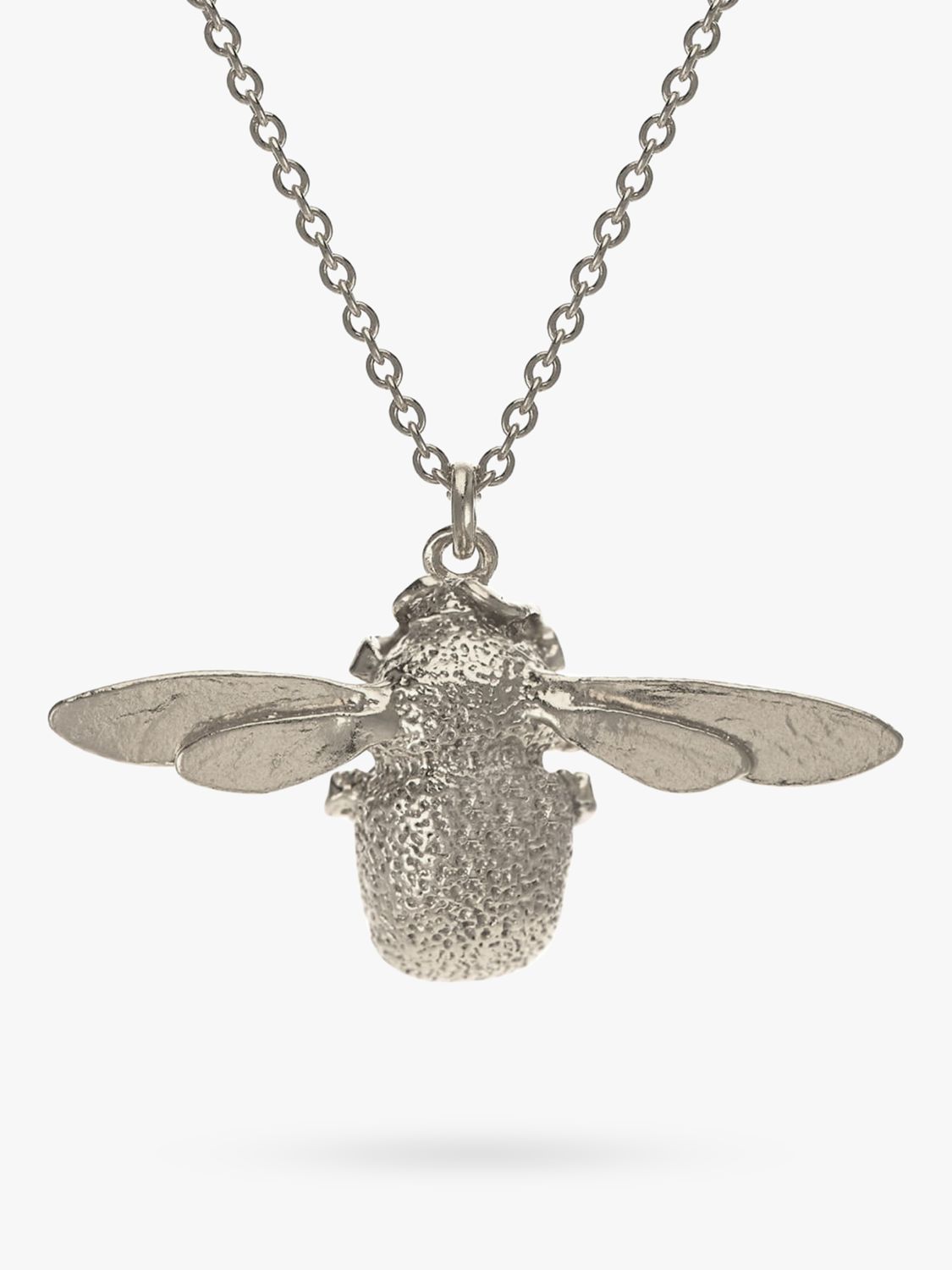 Alex Monroe Bumble Bee Necklace, Silver