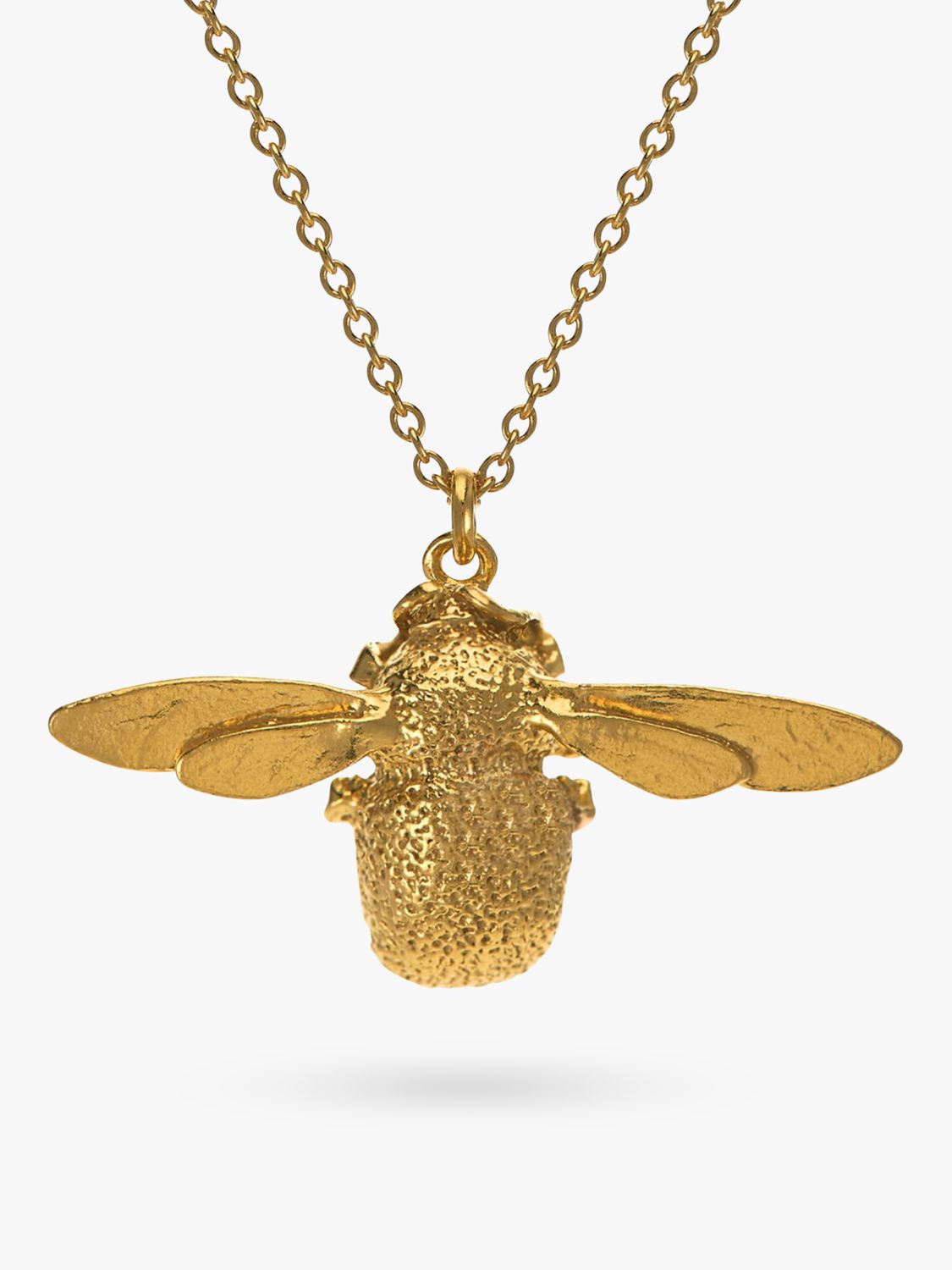 Alex Monroe Bumble Bee Necklace, Gold