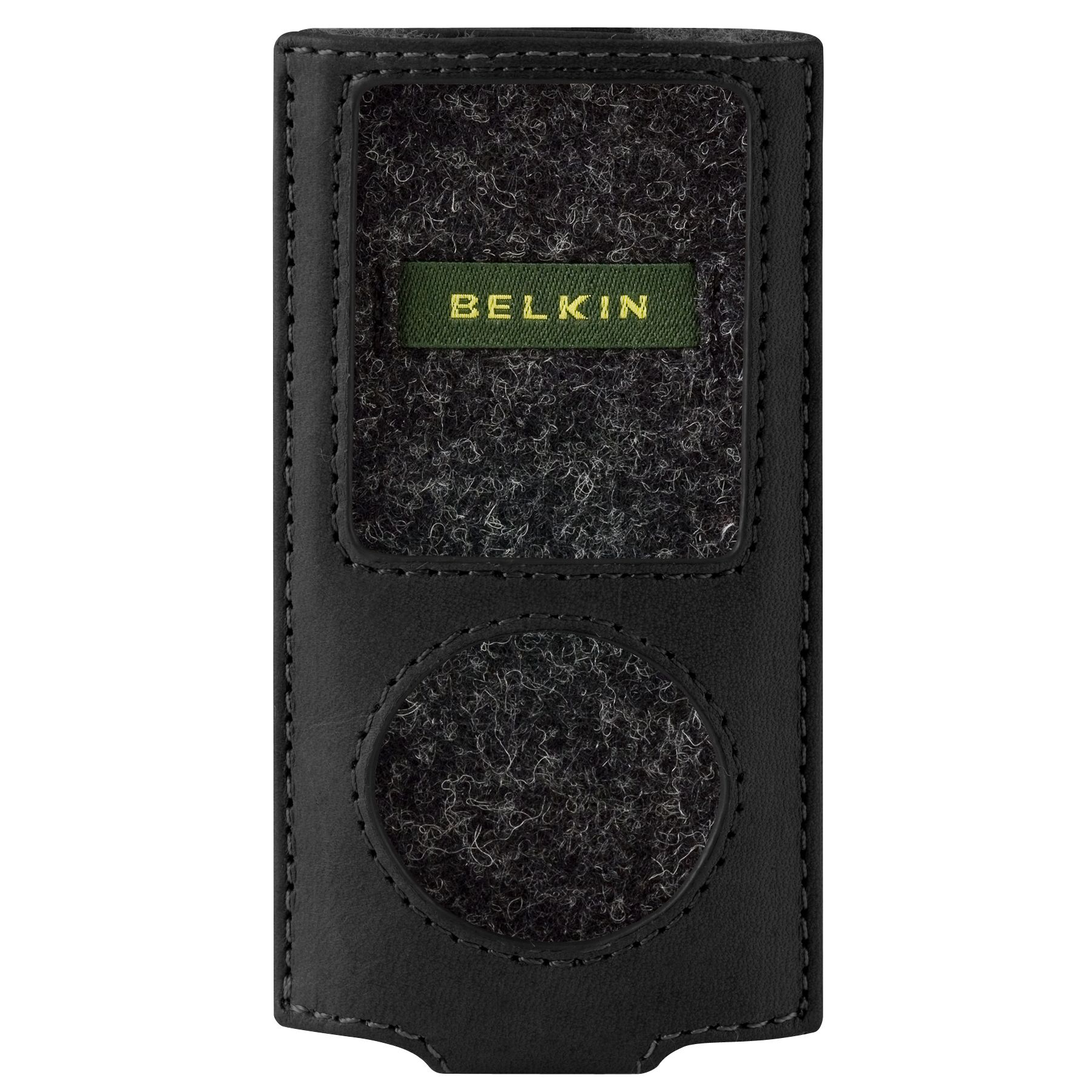 Belkin F8Z383EA EPM Leather Sleeve for iPod nano 4th Generation Black