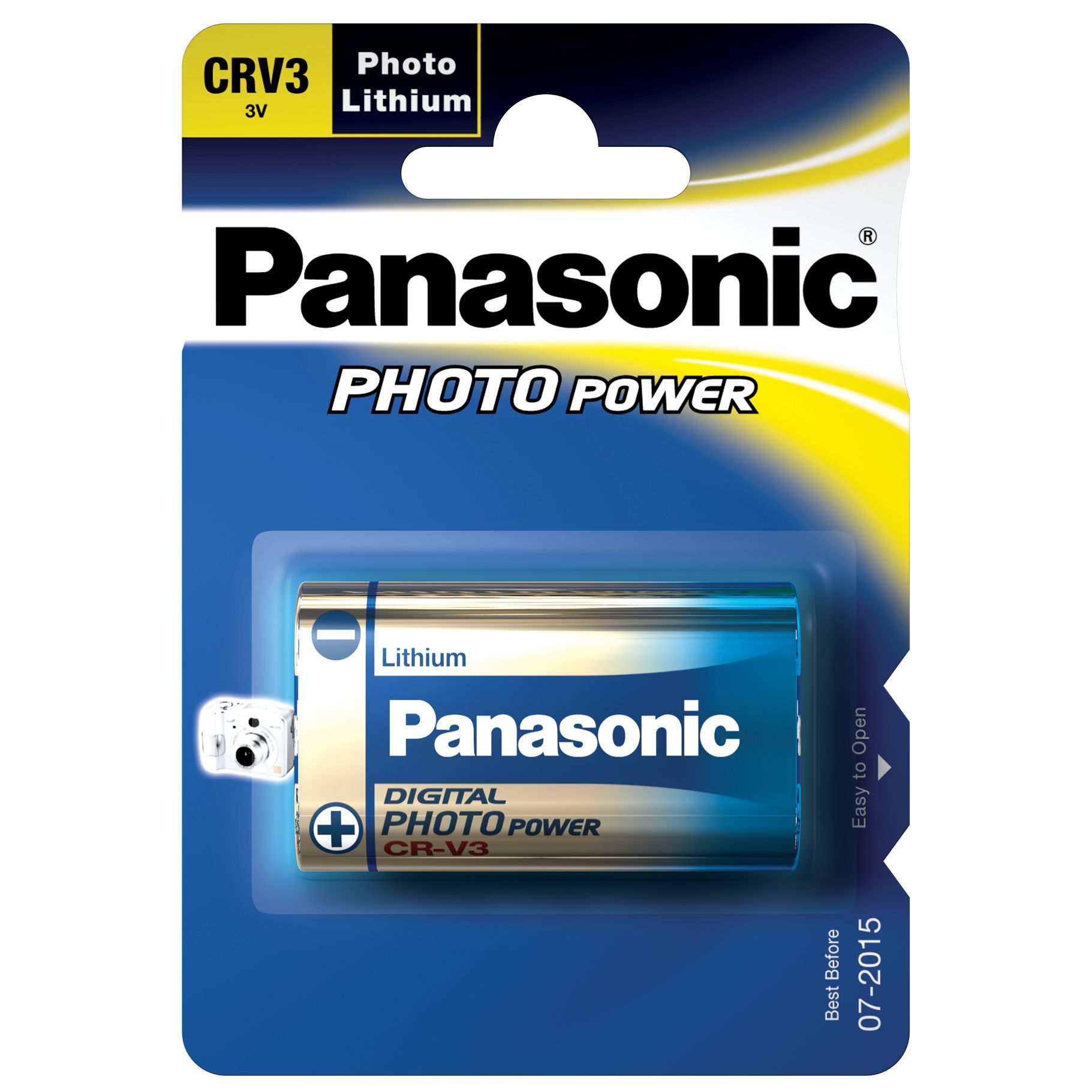 Panasonic CR V3 Photo Lithium Battery