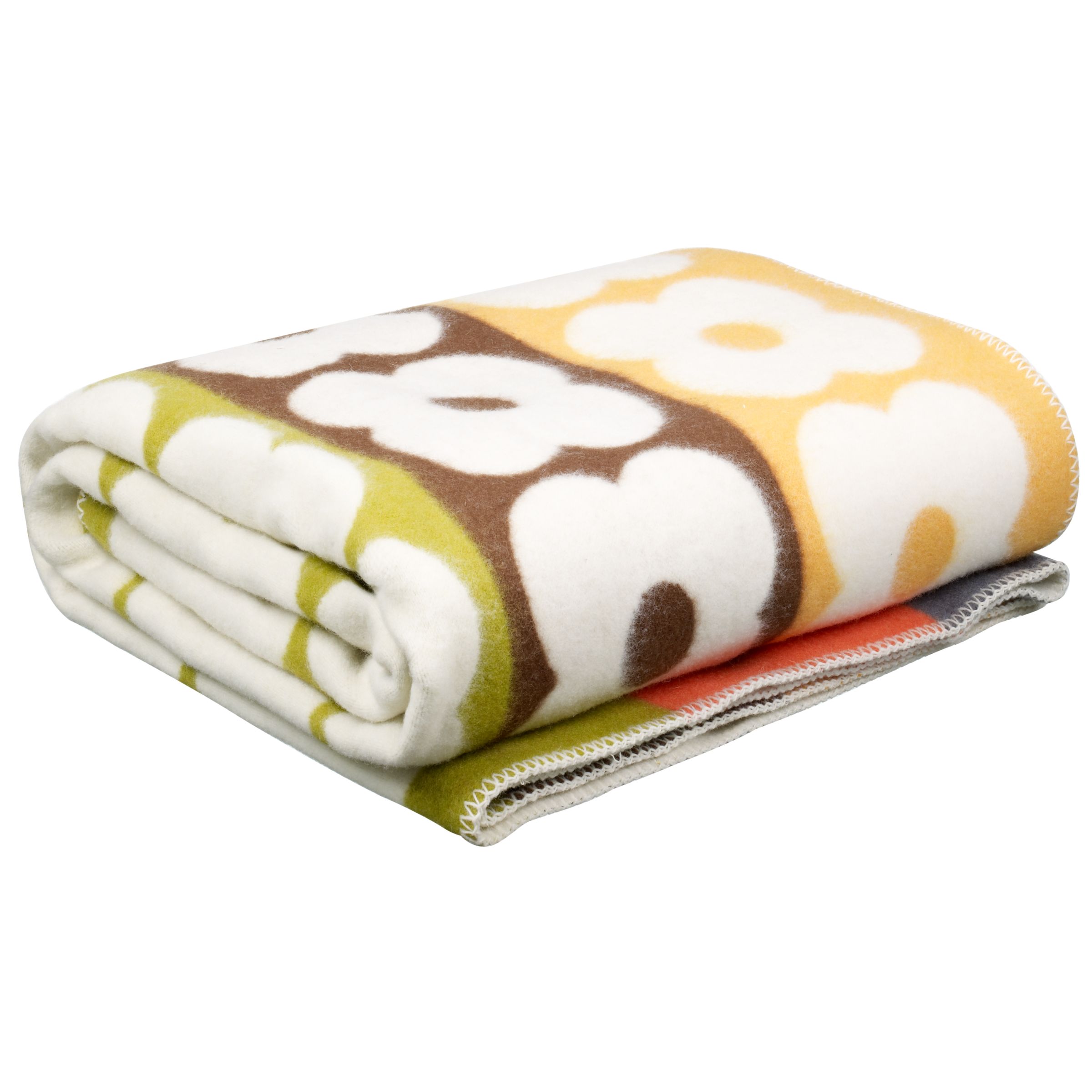 Orla Kiely Multi Flower Blanket at John Lewis