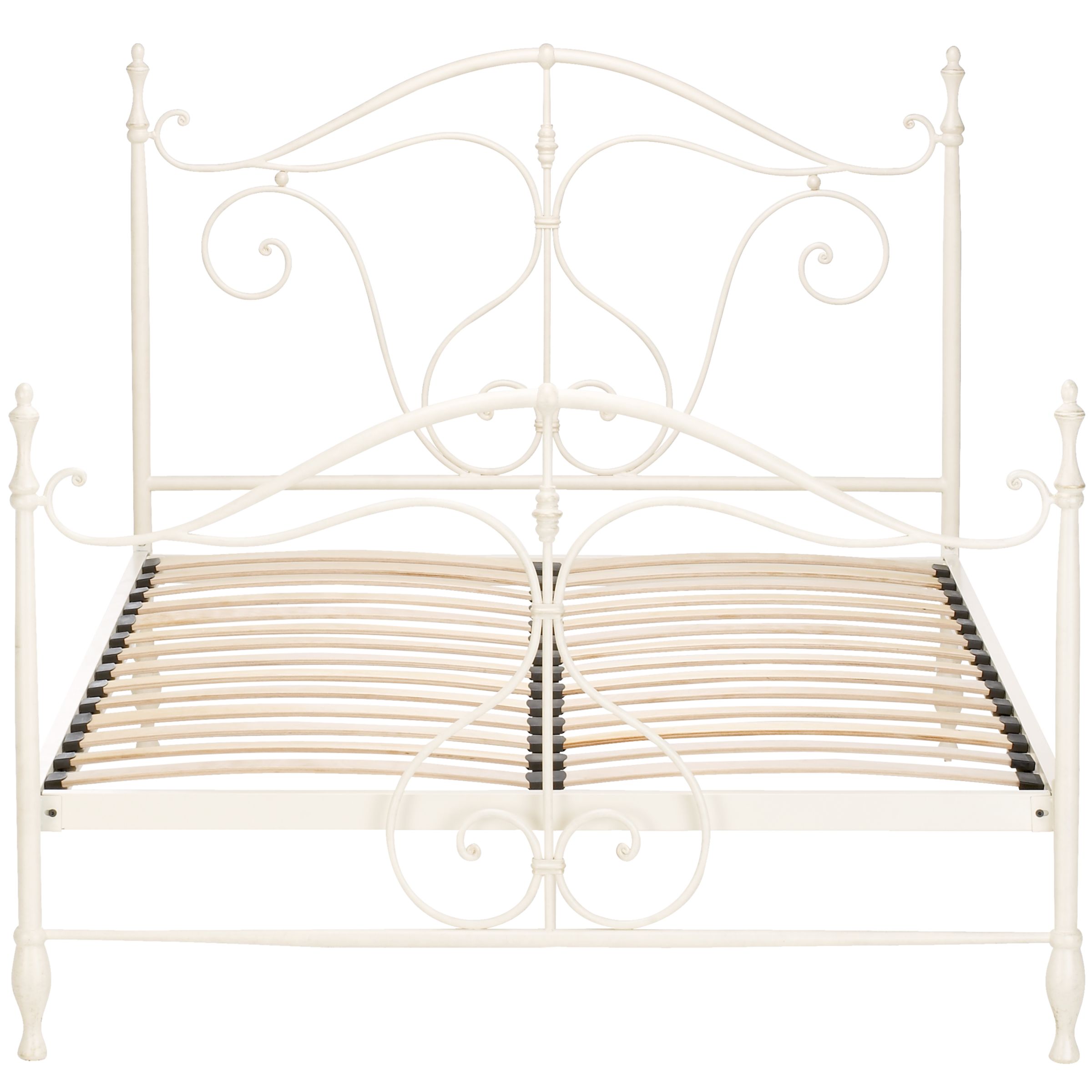 John Lewis Como Bedstead, Ivory, Kingsize at John Lewis