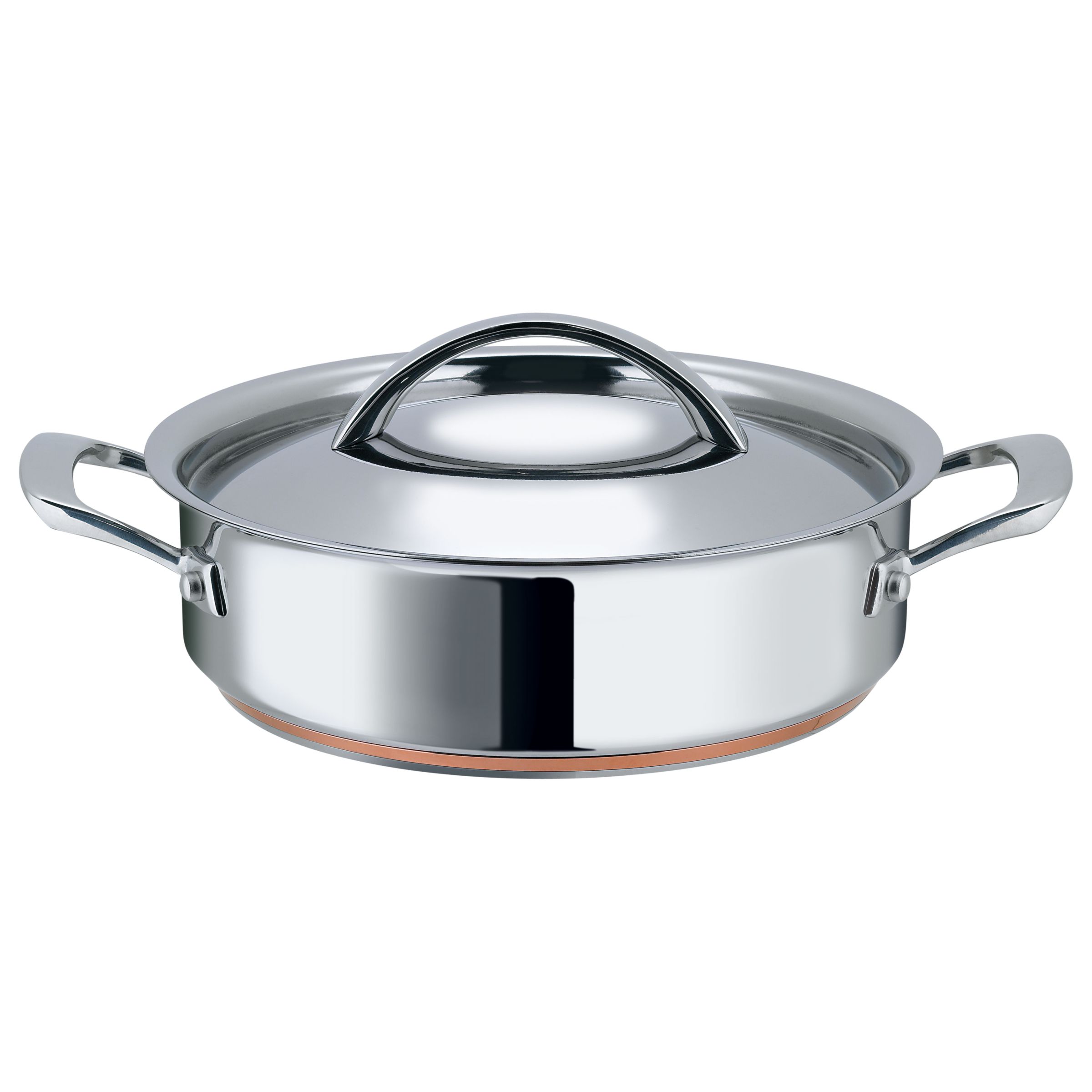 Raymond Blanc by Anolon Stainless Steel Covered Sauteuse Pan 24cm