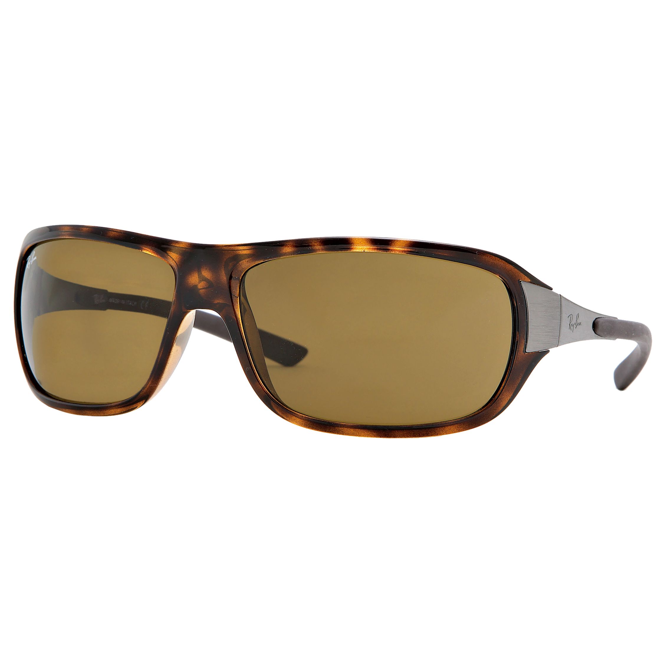 Ray-Ban Men's Rectangular Acetate Sunglasses, Tortoiseshell, One Size