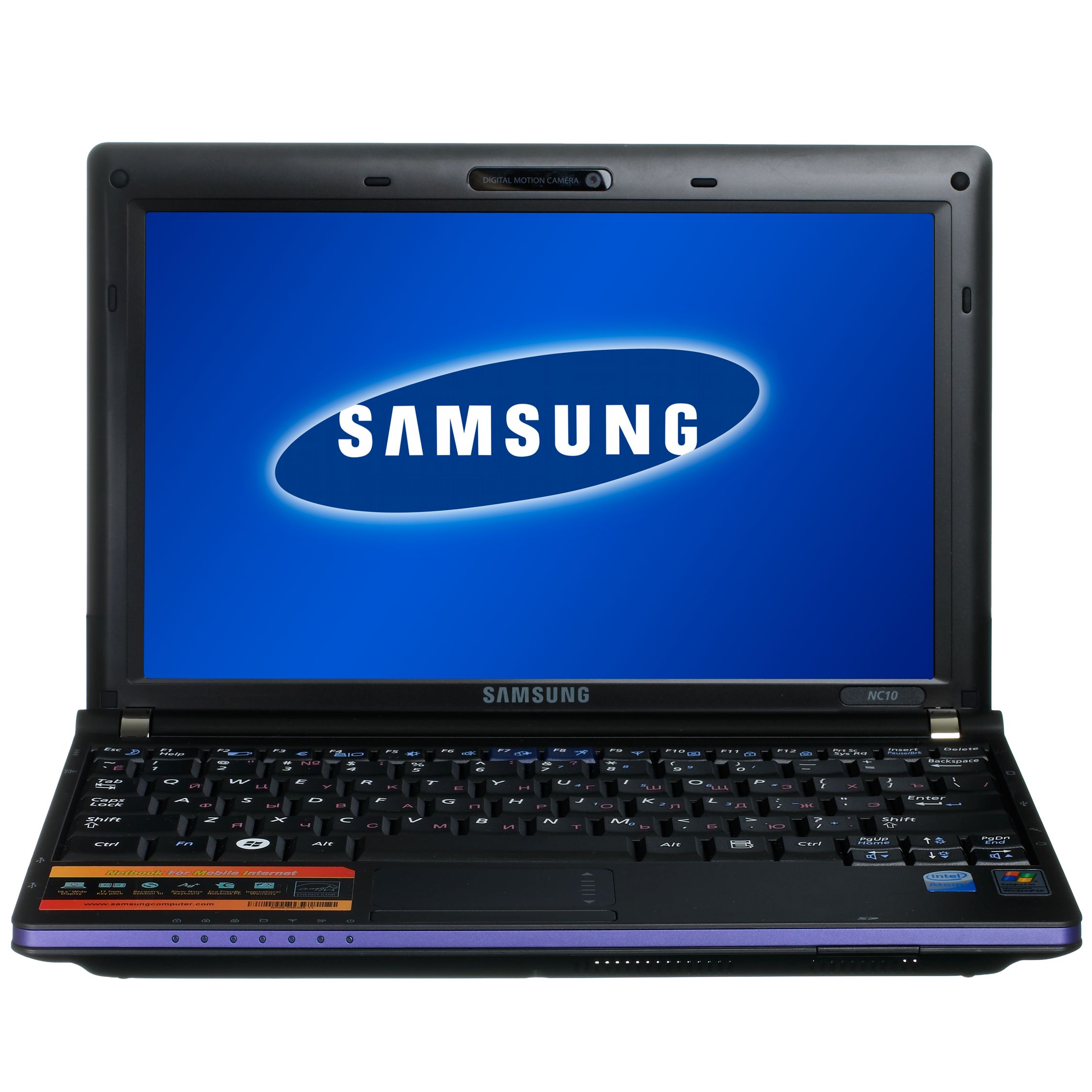 Samsung NC10 Netbook, 1.6GHz with 10.2 Inch Display, Black/Purple