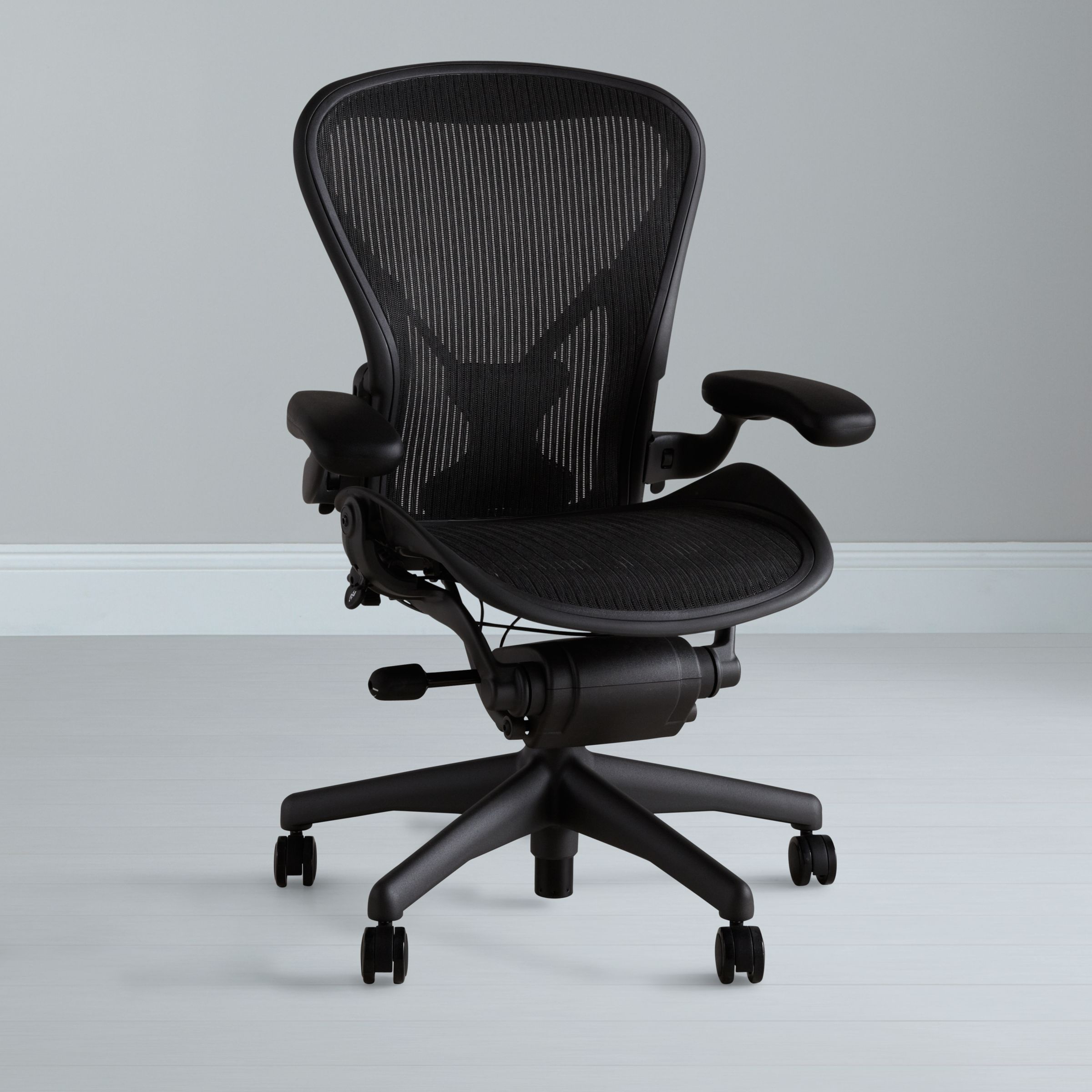 Herman Miller Aeron Office Chair, Size B, Graphite at John Lewis