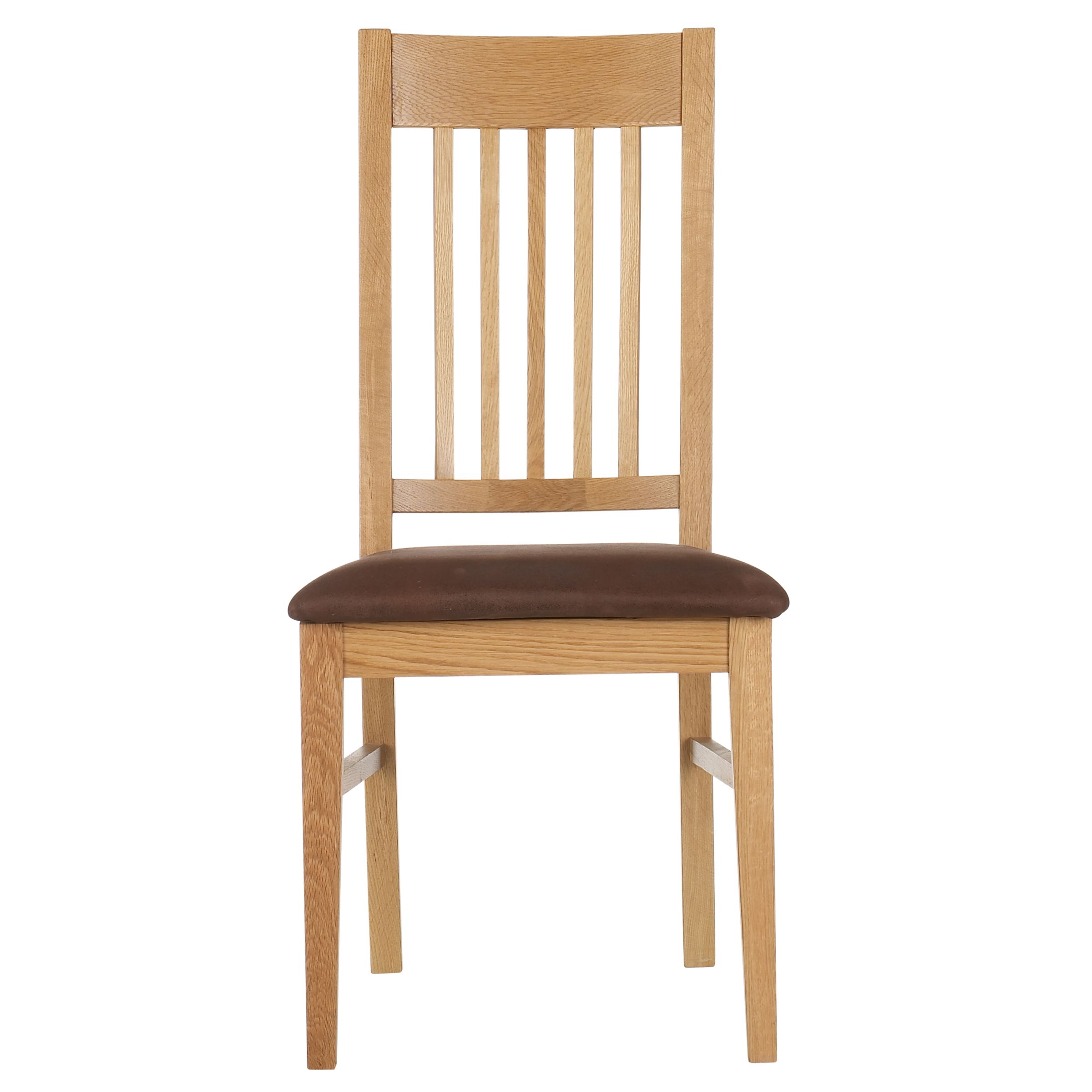 Ellis Slatted Dining Chair, Light