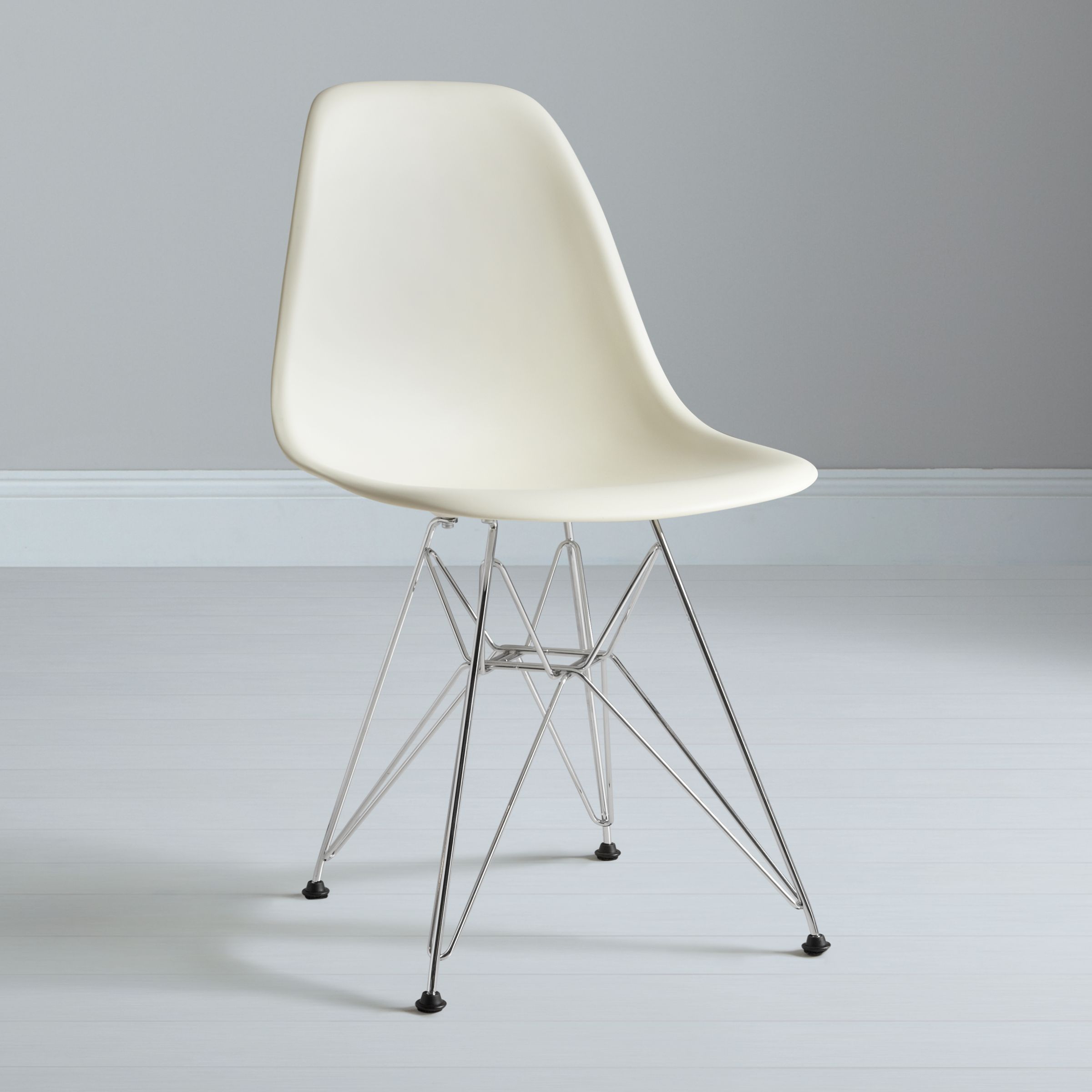 Eames DSR Side Chair, Cream at John Lewis