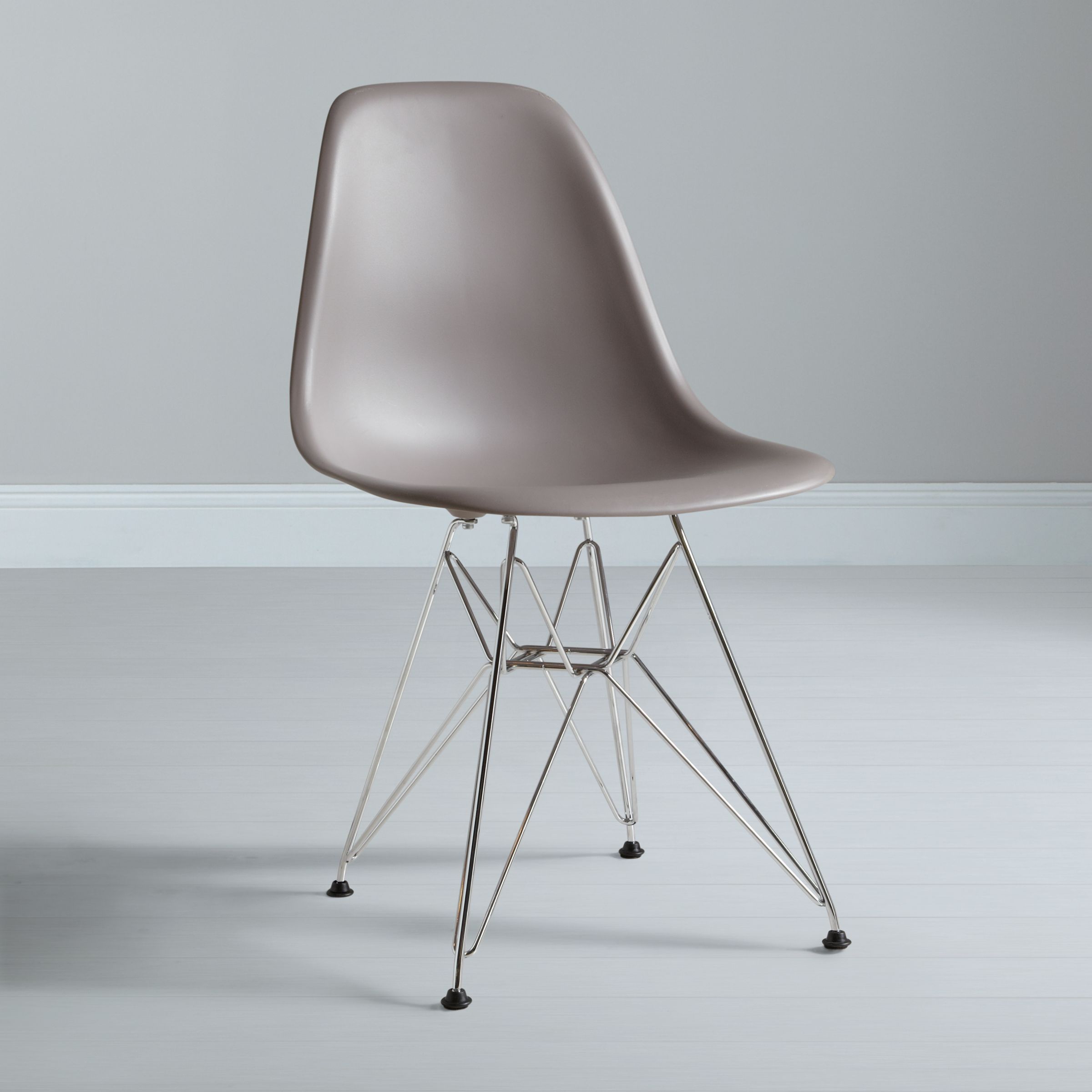 Vitra Eames DSR Side Chair, Mauve Grey