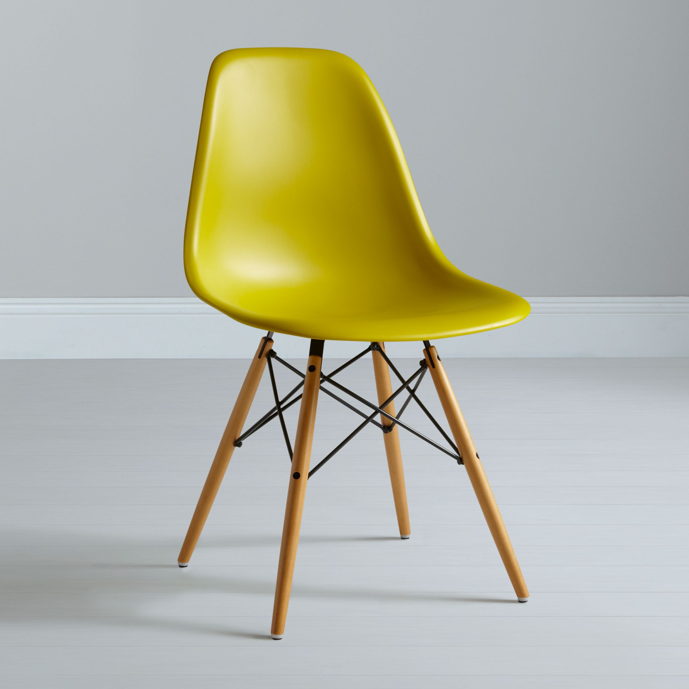 Vitra Eames DSW Side Chair, Mustard