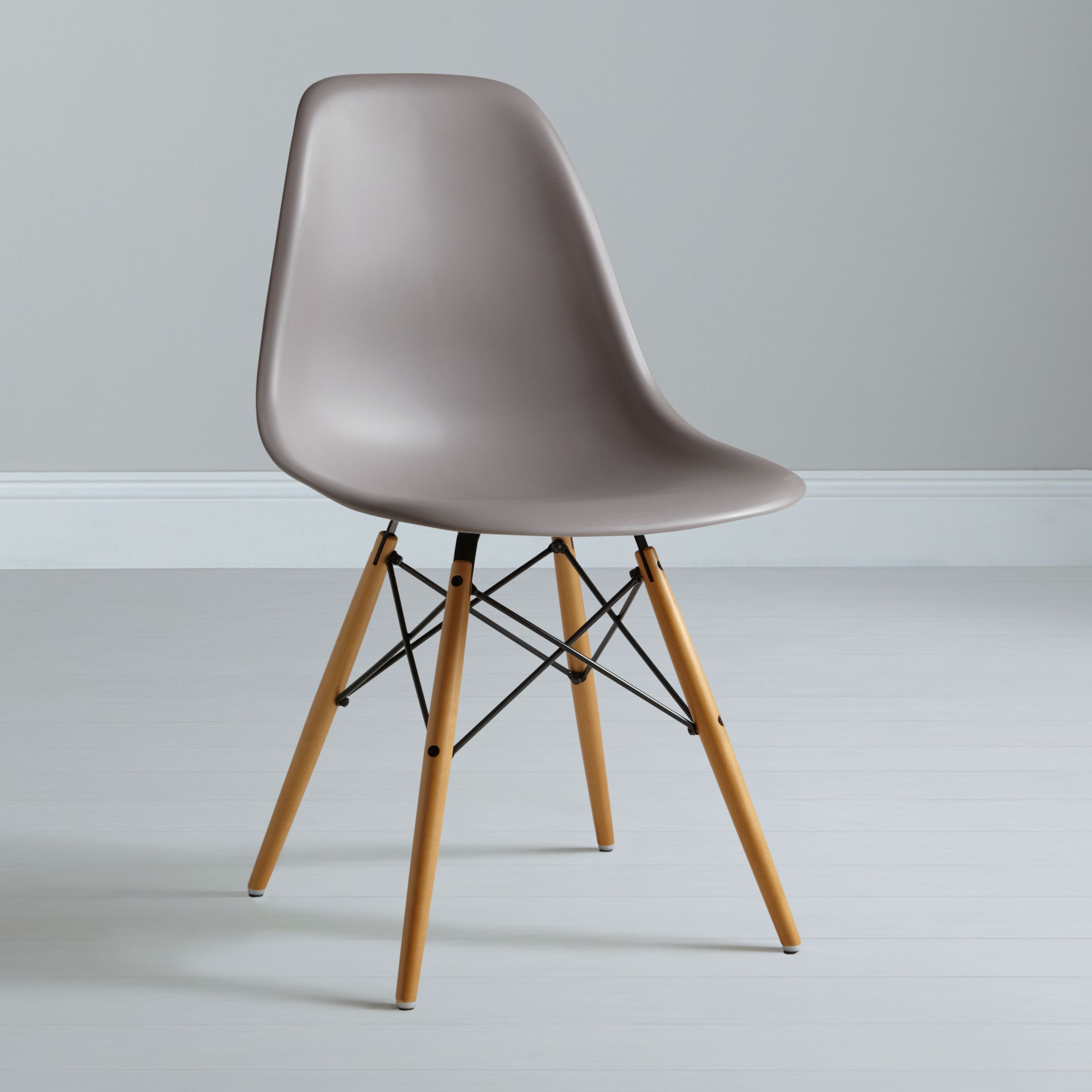 Vitra Eames DSW Side Chair, Mauve Grey