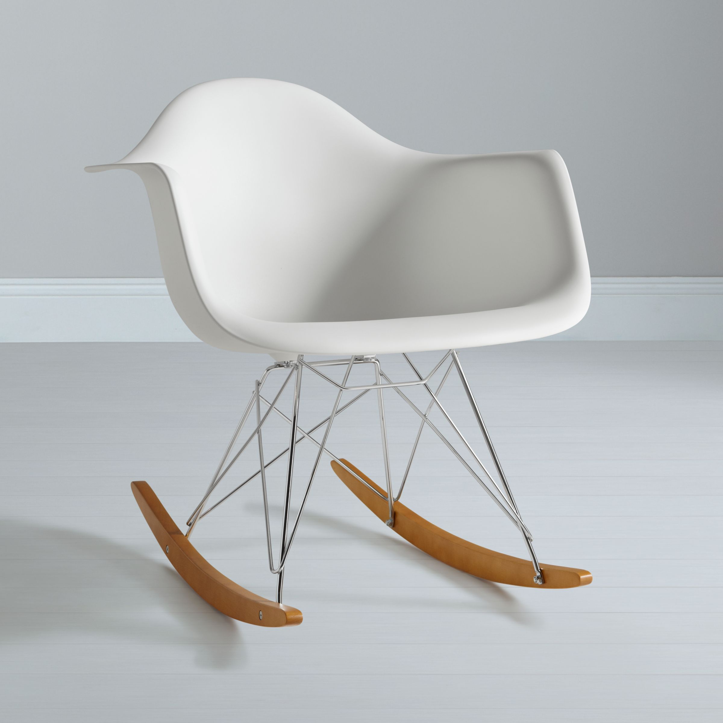 Eames RAR Rocking Chair, White at JohnLewis