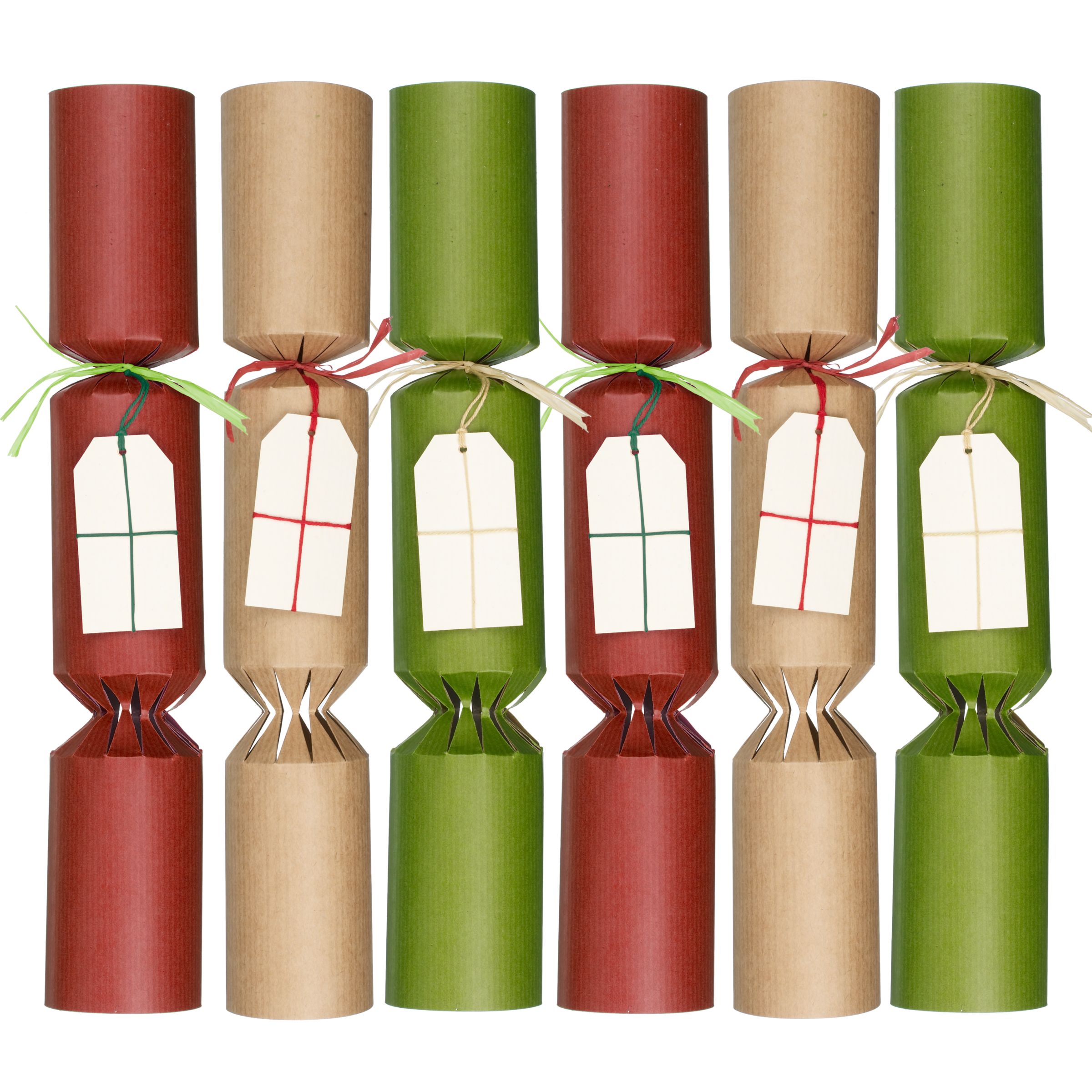 Kraft Fill Your Own Recycled Crackers, Pack of 6