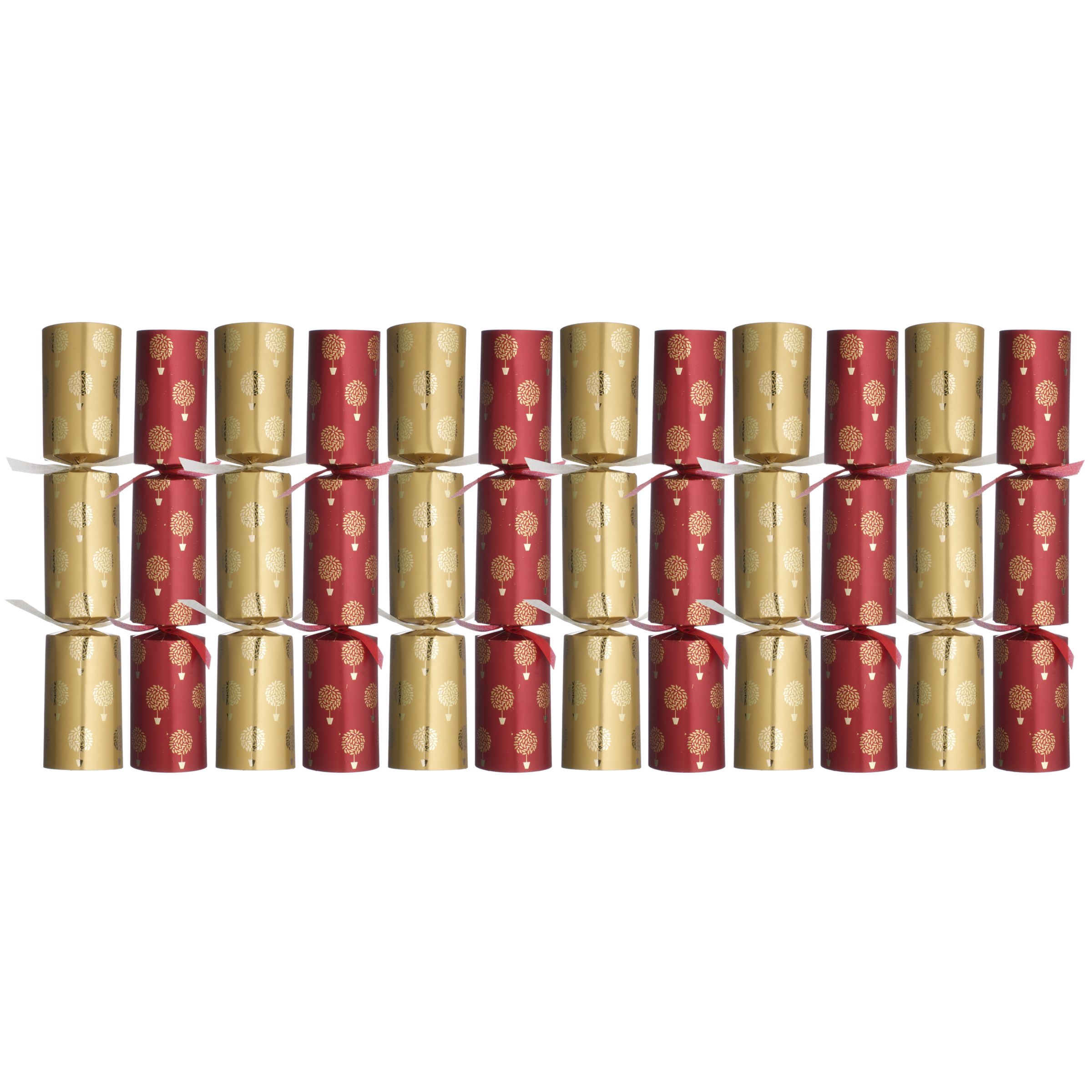 John Lewis Topiary Tree Crackers, Box of 12