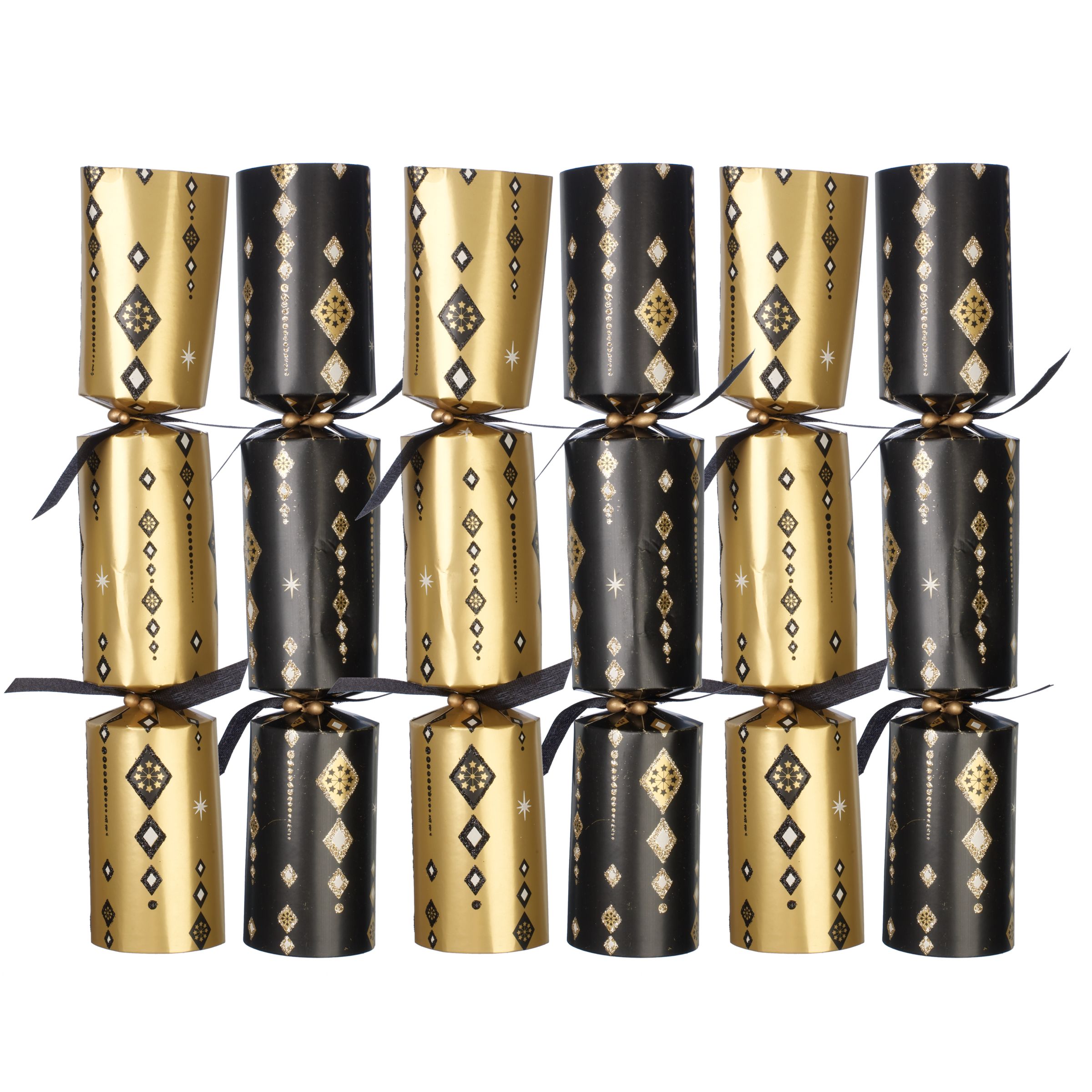 Glamour Jewel Christmas Crackers, Pack of 6
