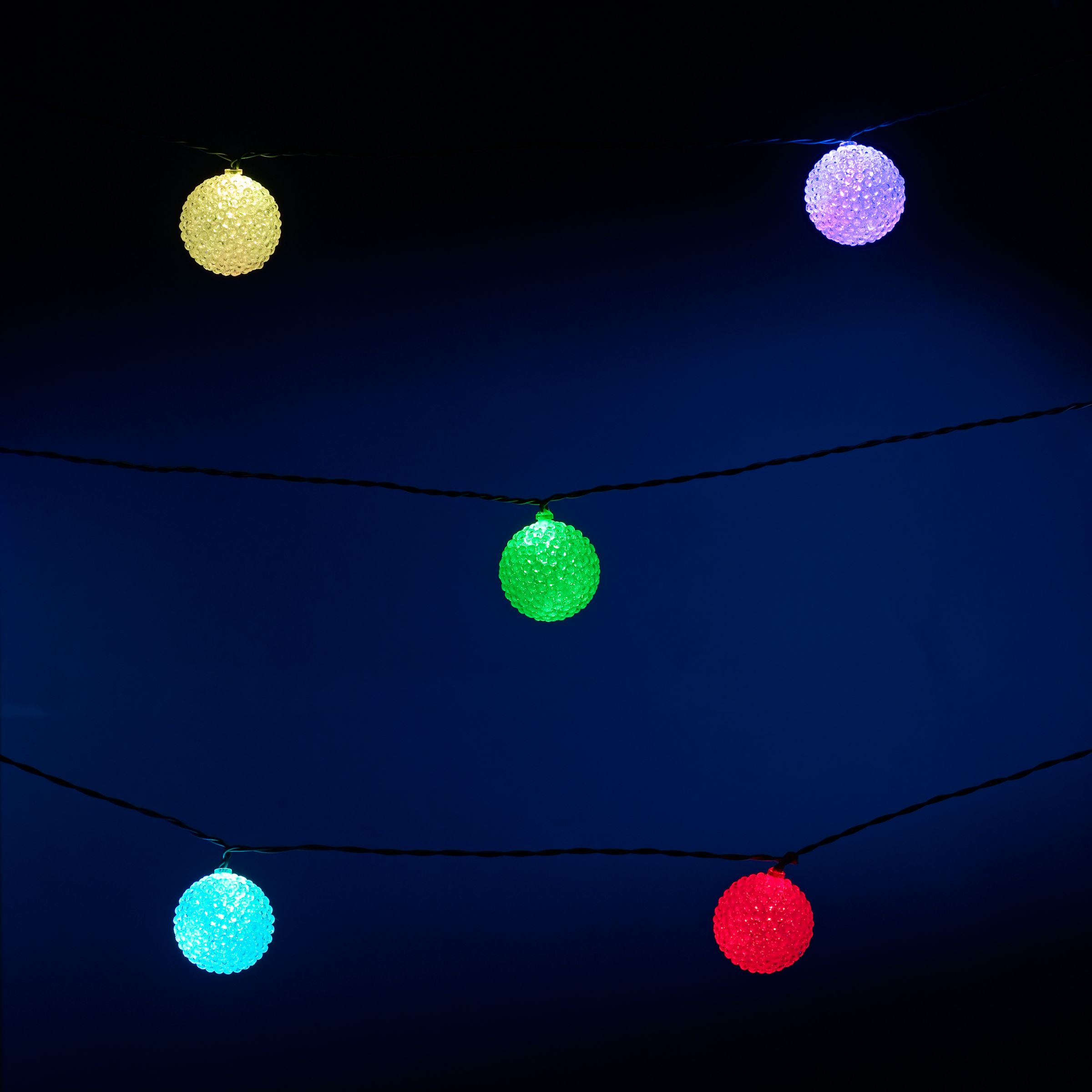 John Lewis 20 PVC Disco Ball Fairy Lights
