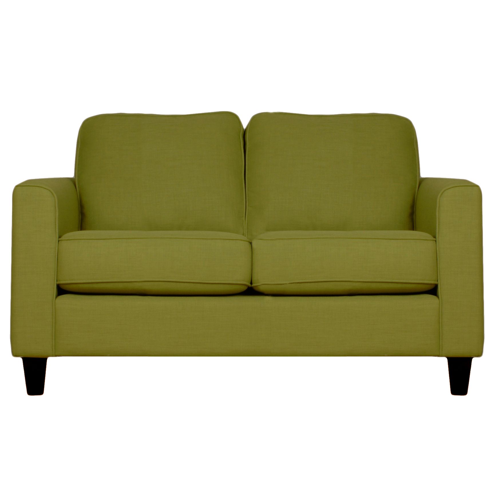 John Lewis Portia Small Sofa, Olive / Dark Leg