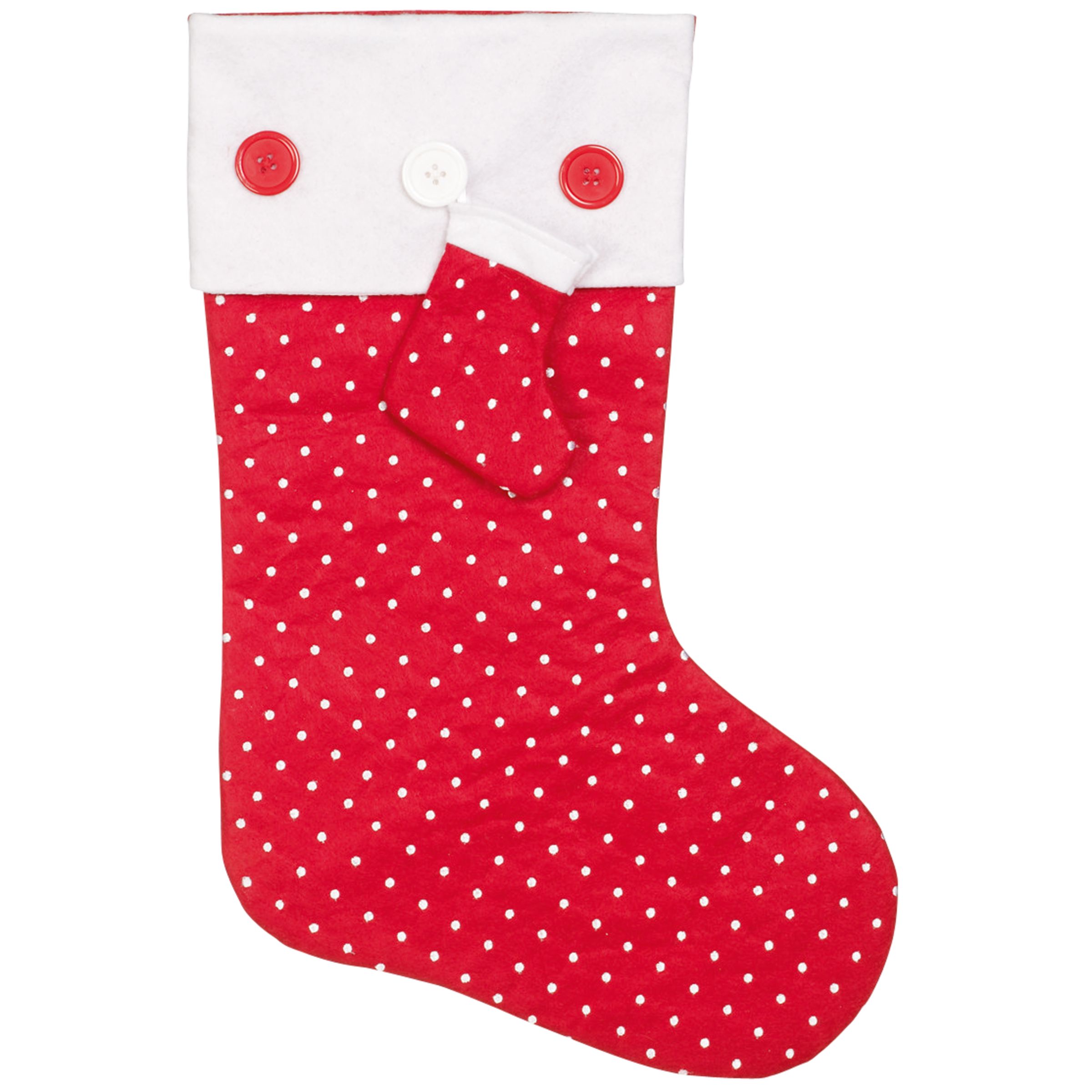 John Lewis Large Spot Stocking