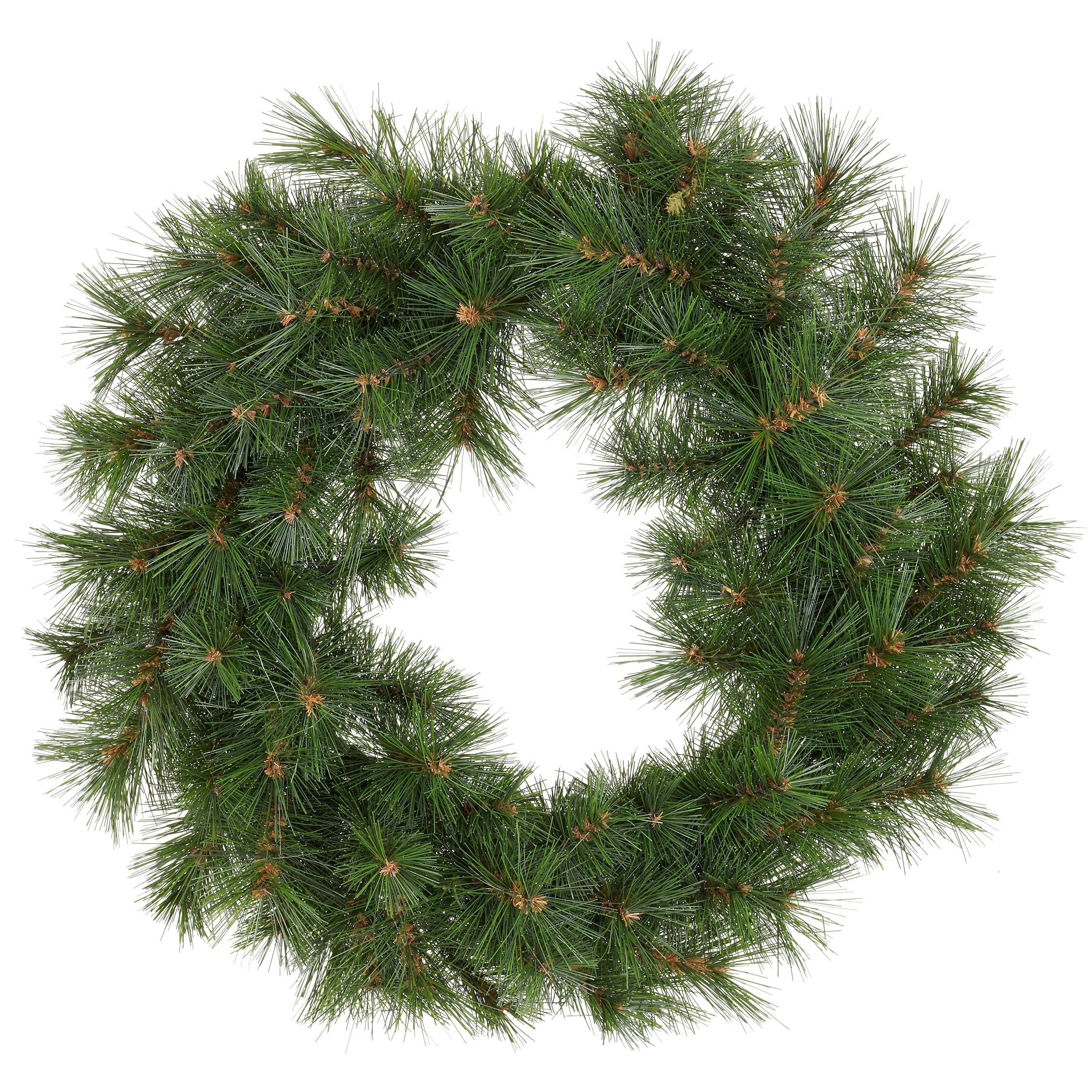 John Lewis 18" Morning Dew Wreath, Green