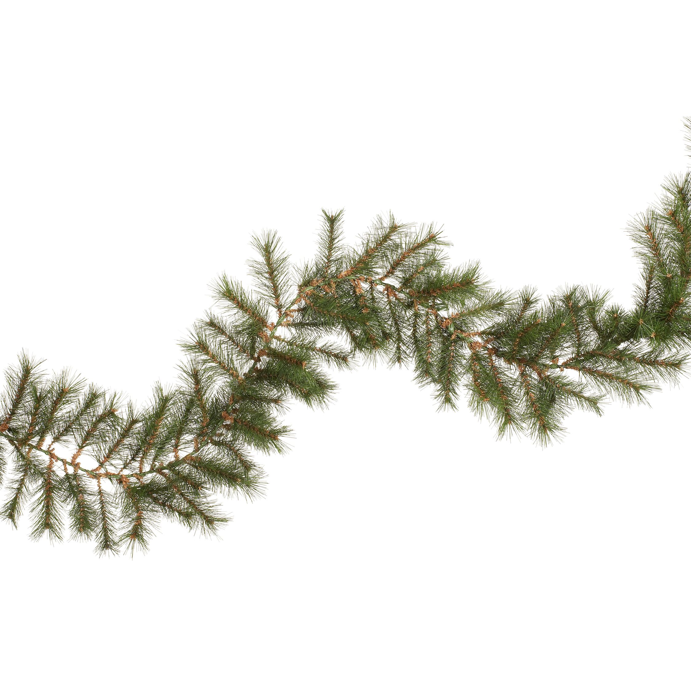 12ft Morning Dew Garland Green