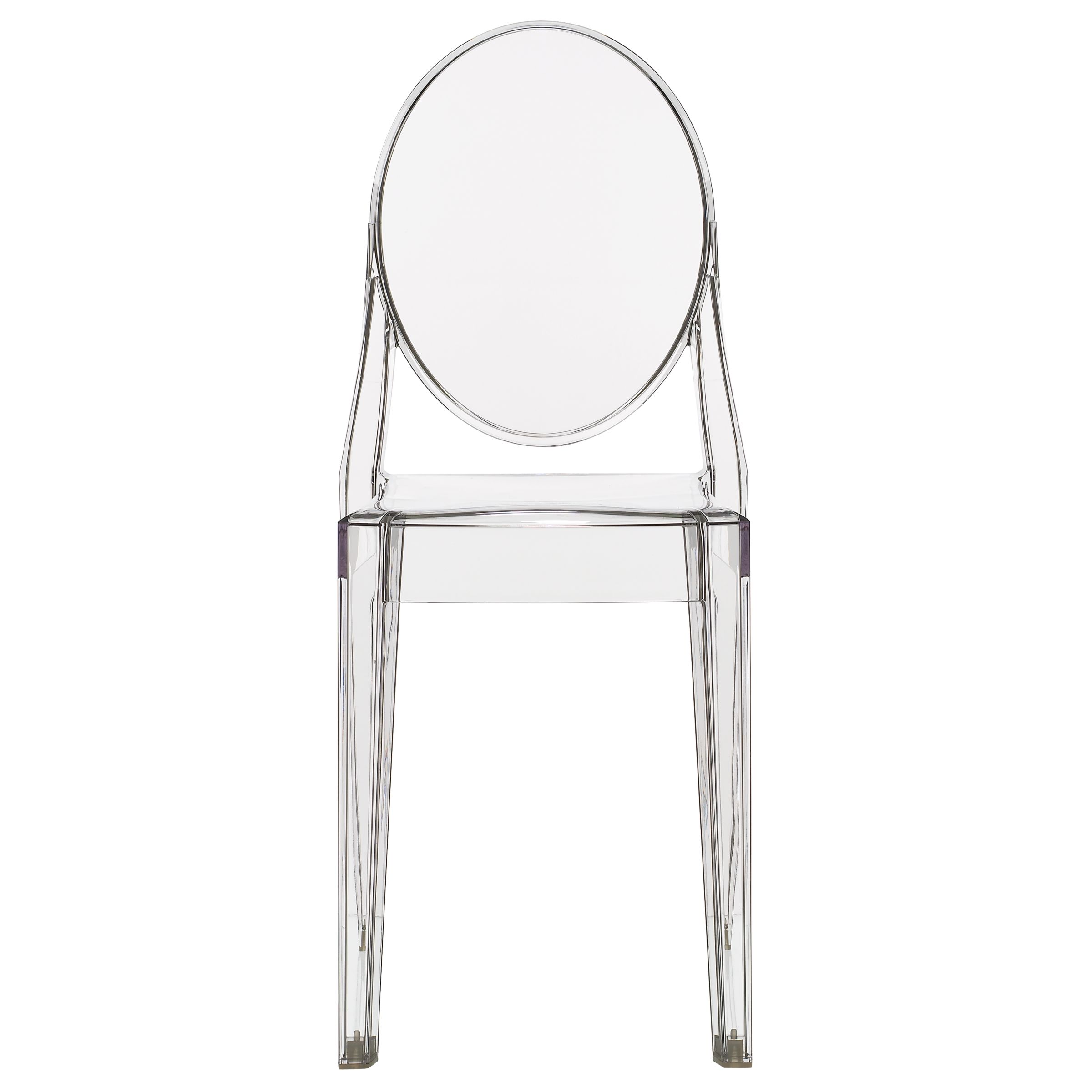 Philippe Starck for Kartell Victoria Ghost Chair, Crystal at John Lewis