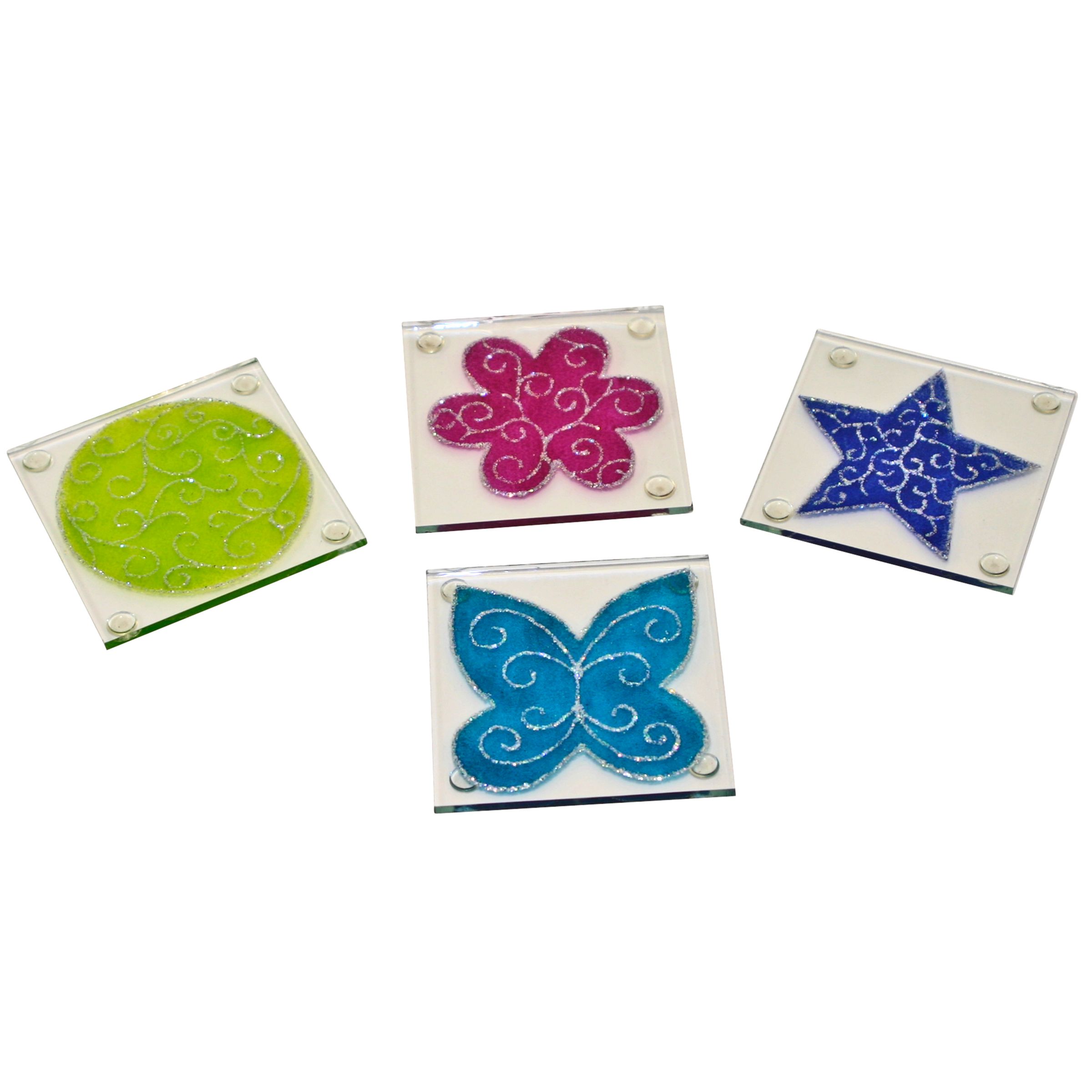 Dempsey Designs Glass Painting Coasters Kit