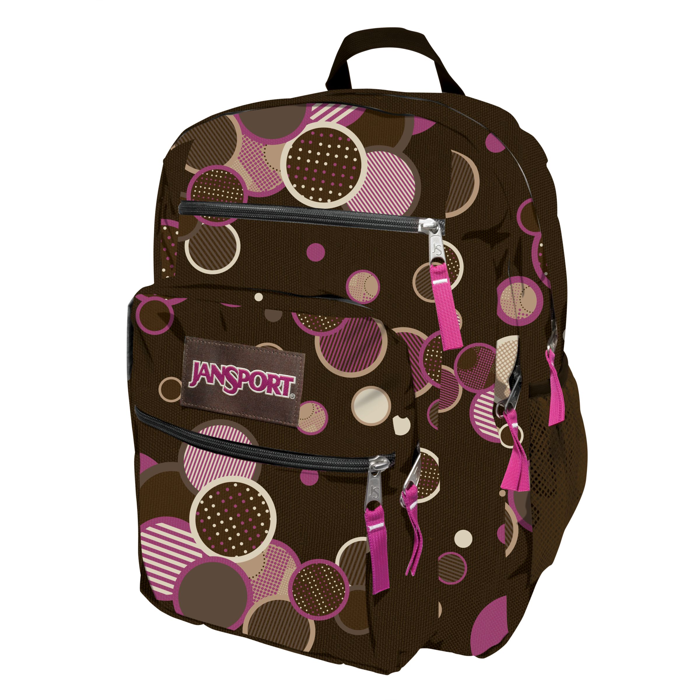 JanSport Big Student Backpack, Brown/Pink