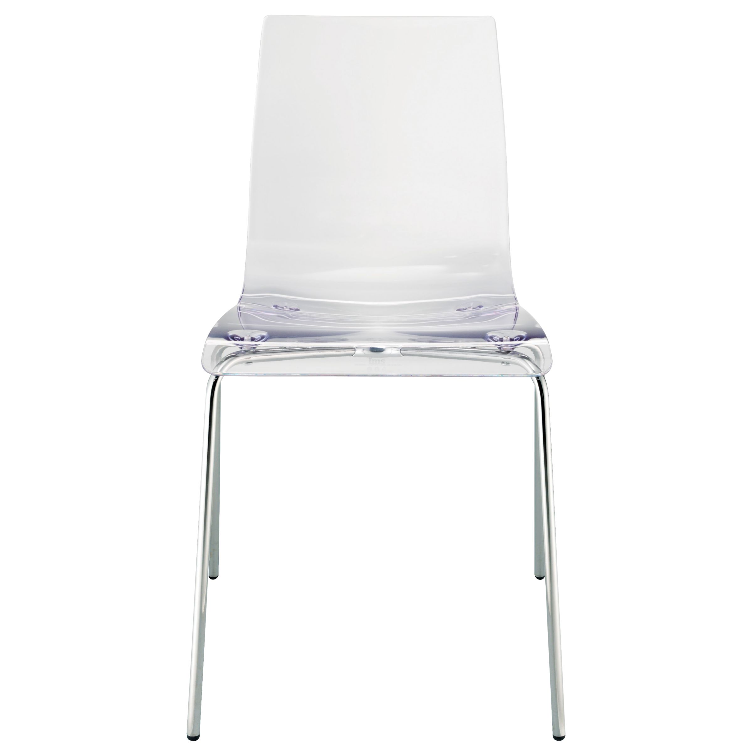 John Lewis Gel Side Chair, Clear