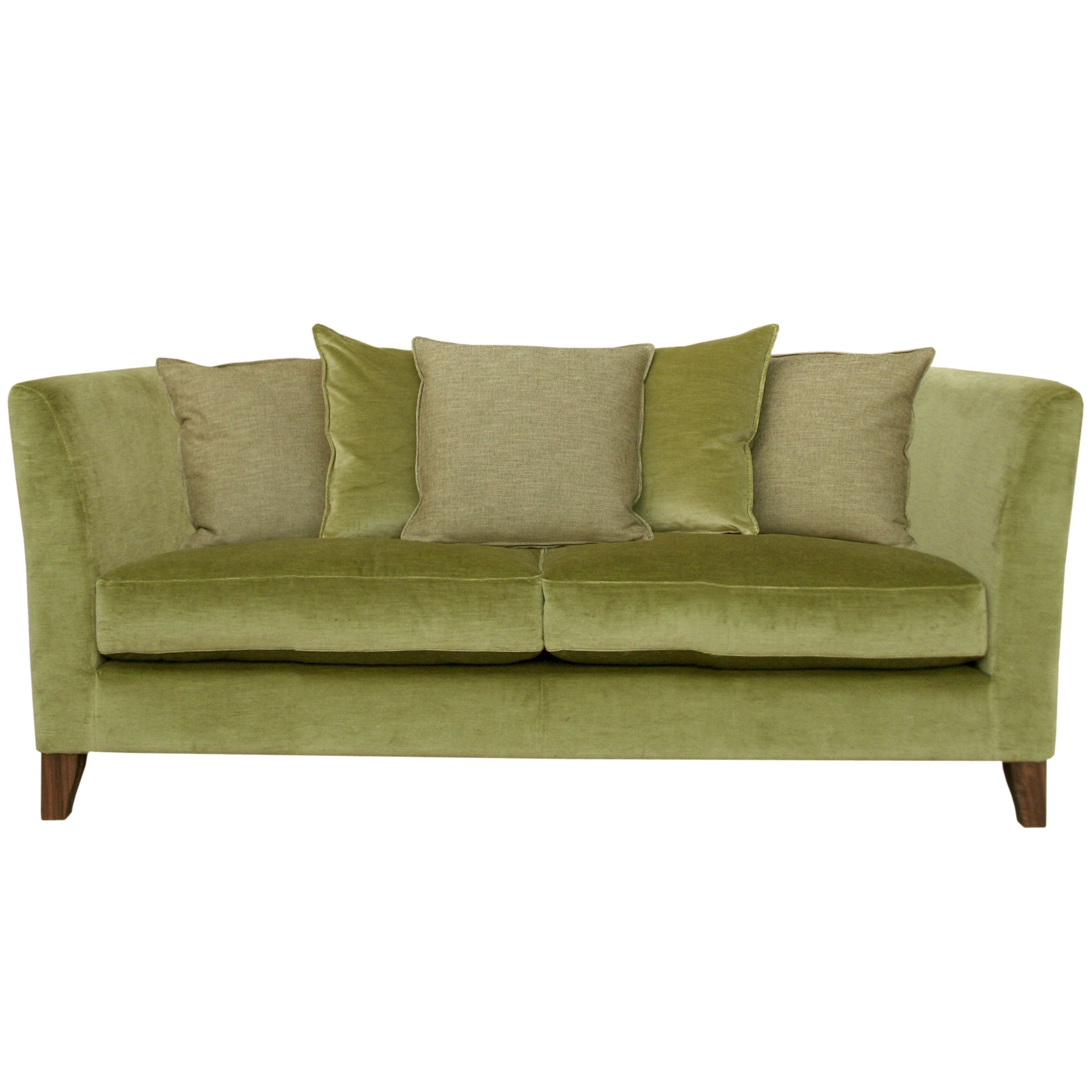 Nick Munro Collection Scatter Back Large Sofa, Canterbury Velvet, Willow at John Lewis