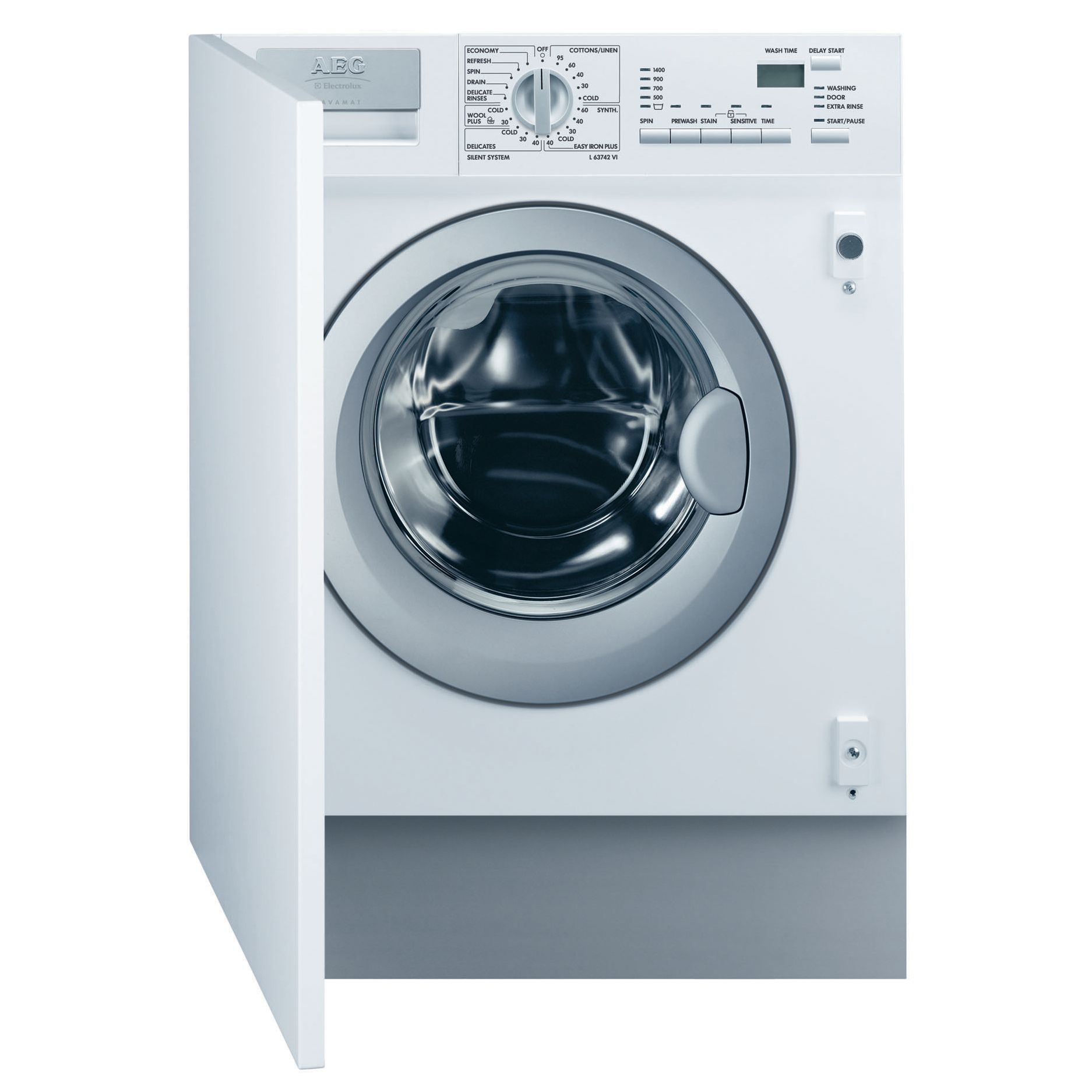 AEG L63742Vi Integrated Washing Machine at JohnLewis