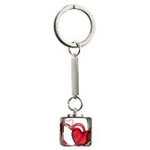 Spaceform Love You Hearts Keyring