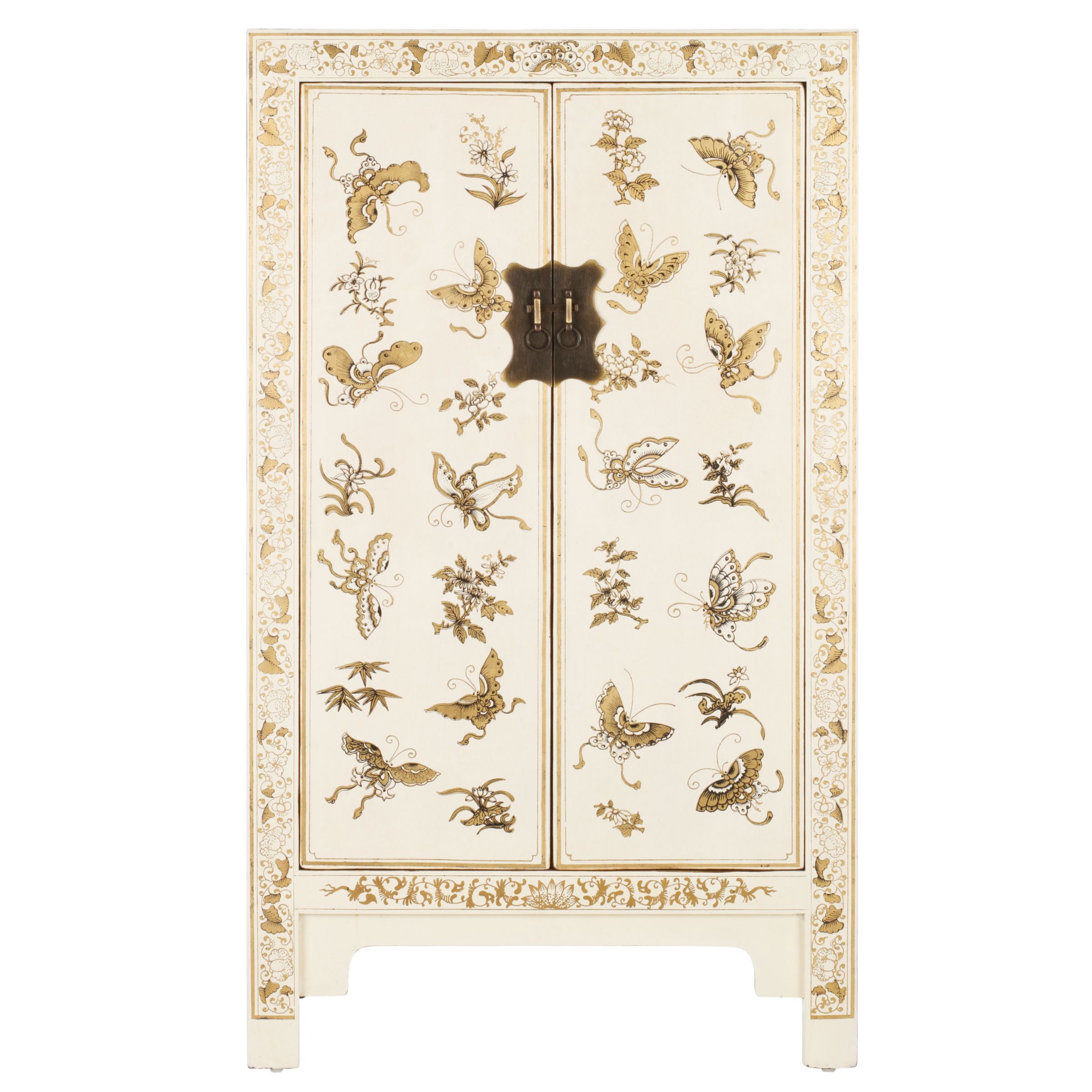 Chinese Collection Kyra Gold Cabinet,