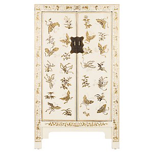 John Lewis Chinese Collection Kyra Gold Cabinet,