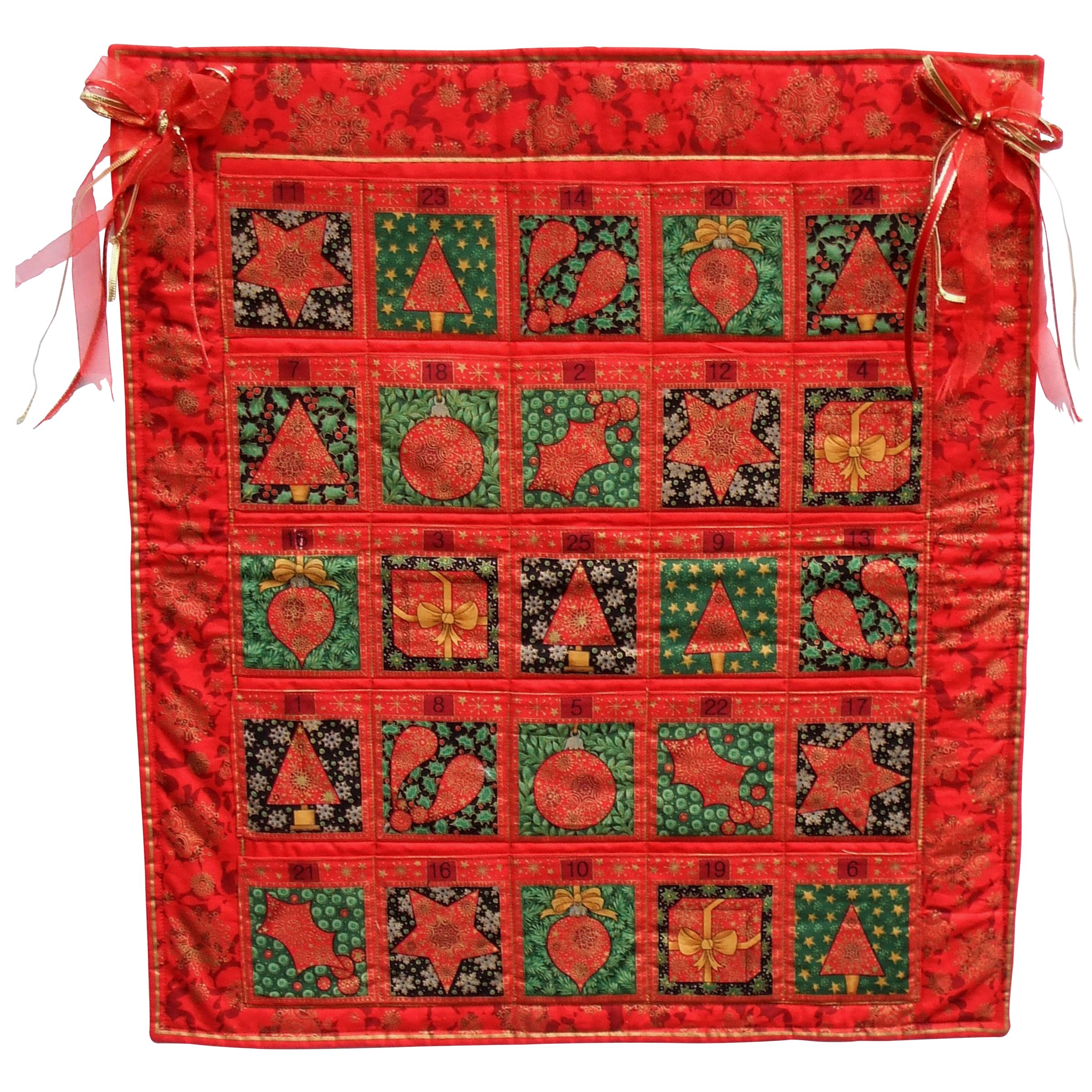 John Lewis Joy of Christmas Advent Calendar, Red