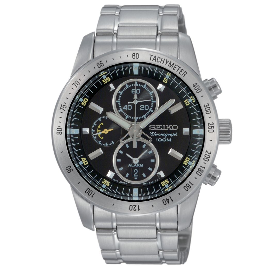 Seiko SNAC07P1 Sports Tachymeter Men's Chronograph Watch