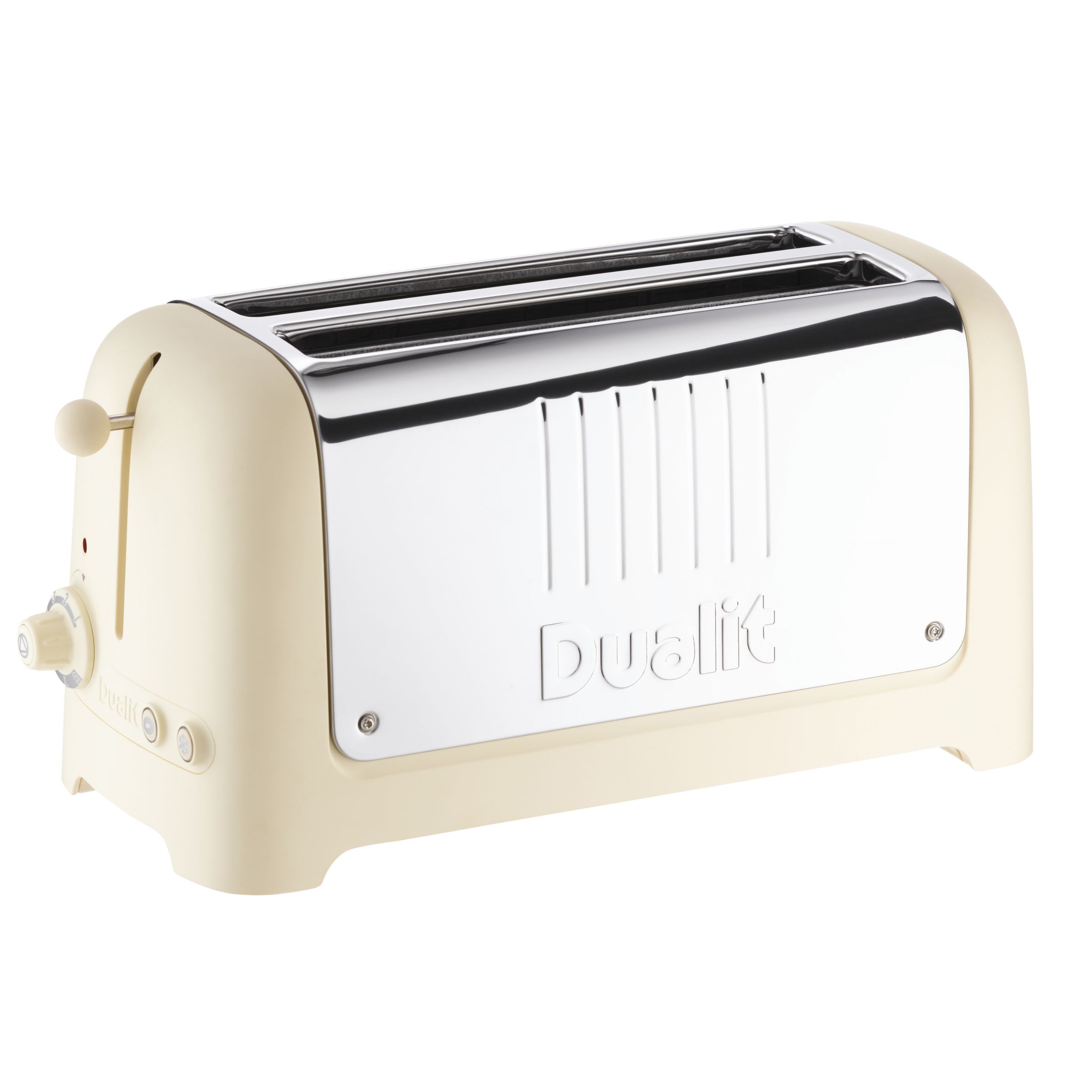 Dualit 46002 4-Slot Peek and Pop Toaster, Cream