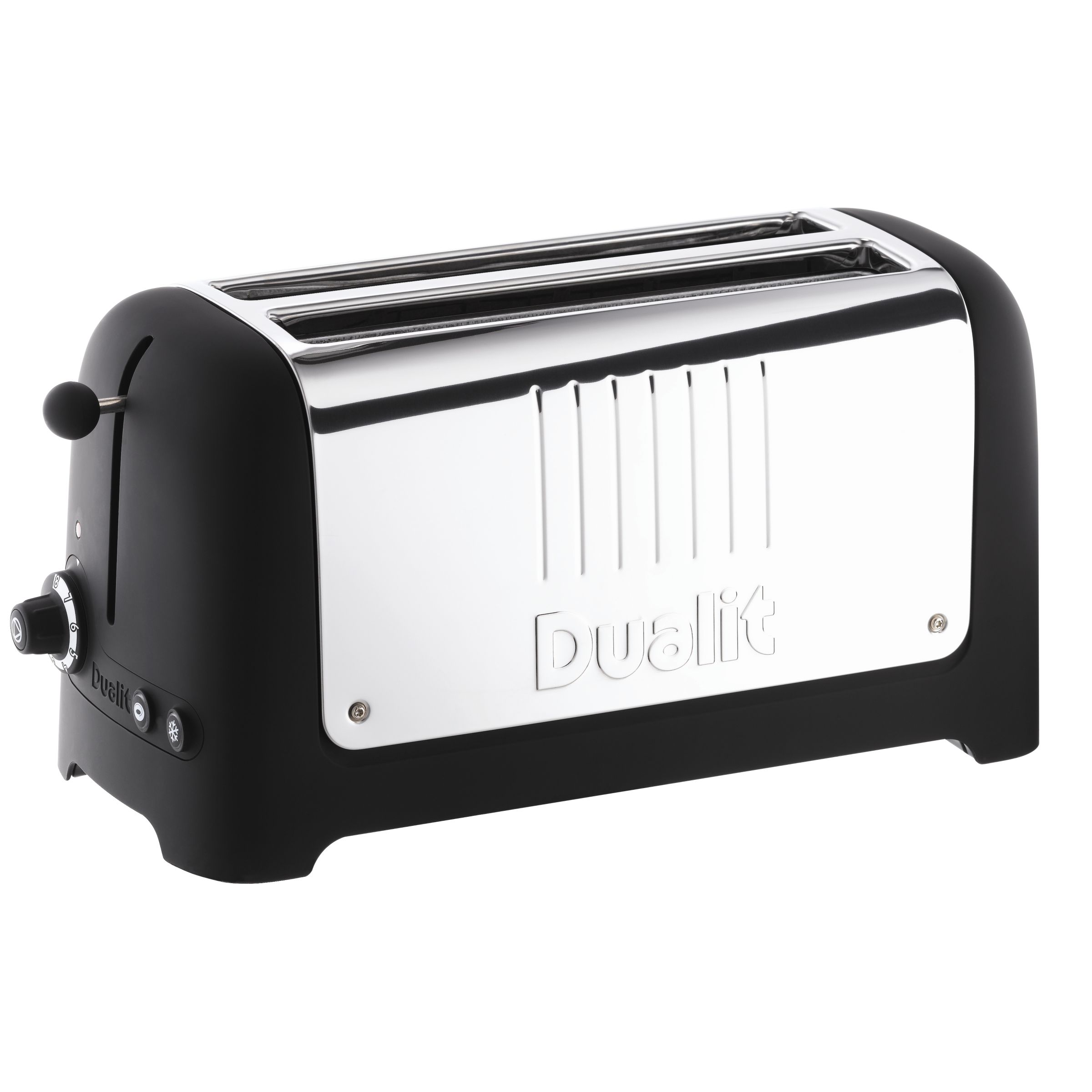 Dualit 46005 4-Slot Peek and Pop Toaster, Black