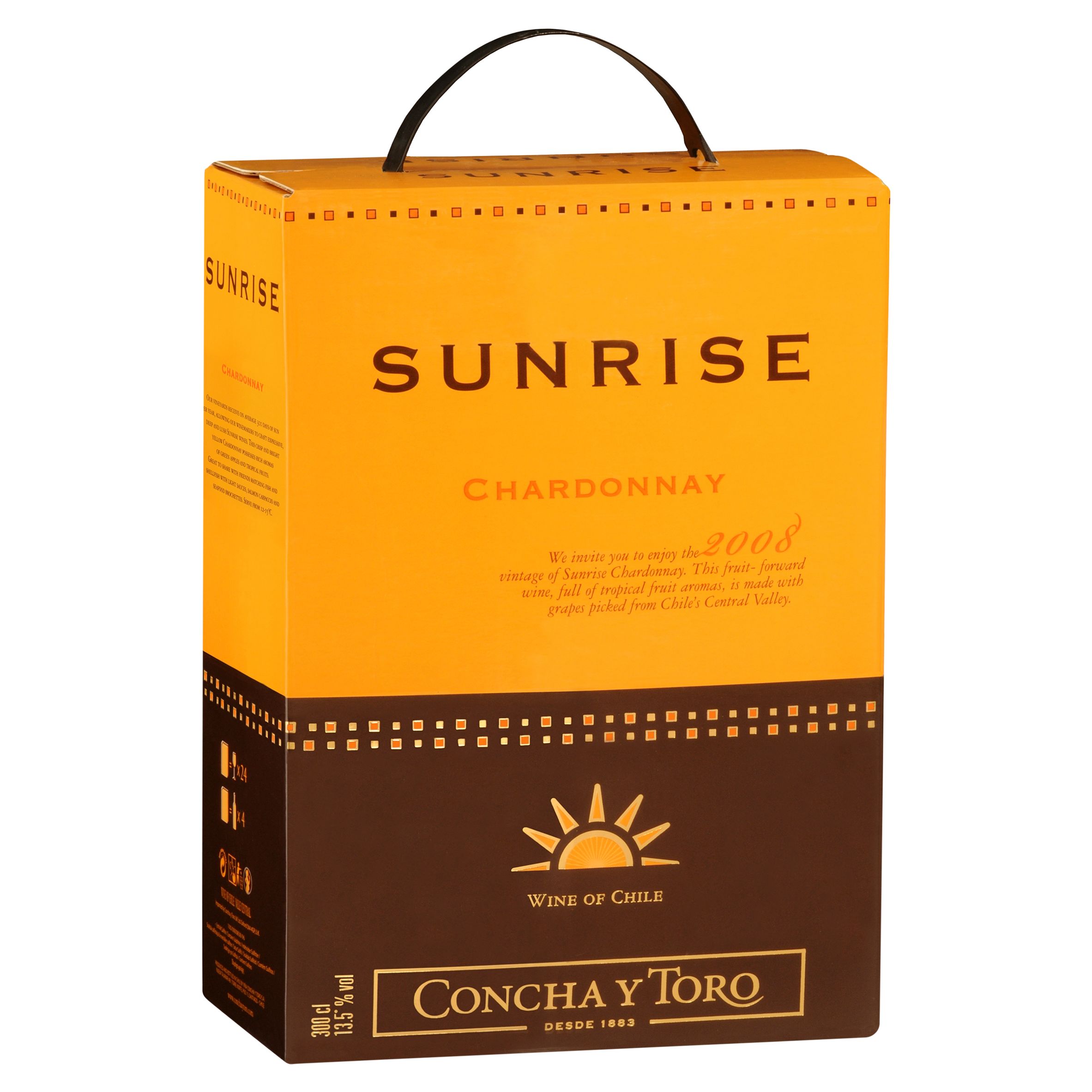 CORPORATE ONLY & CHILD - CONCHA Y TORO SUNRISE CHARDONNAY, 3 LITRE BOX