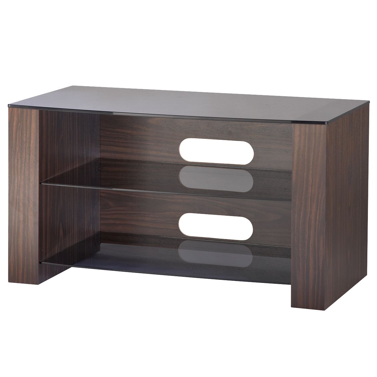 ANC800 3W-GR Television Stand, Walnut