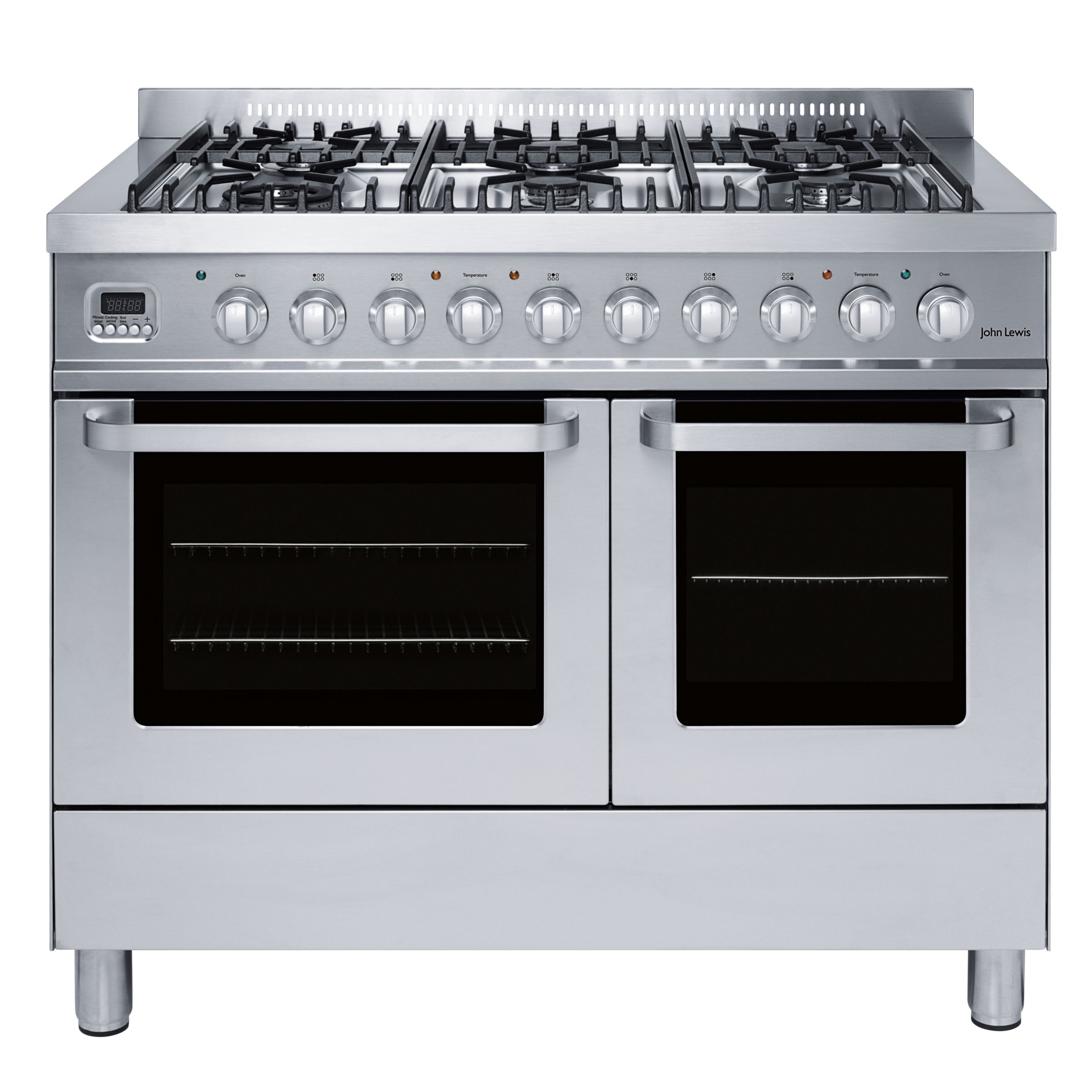 John Lewis JLRCSS102 Range Cooker, Stainless Steel at John Lewis