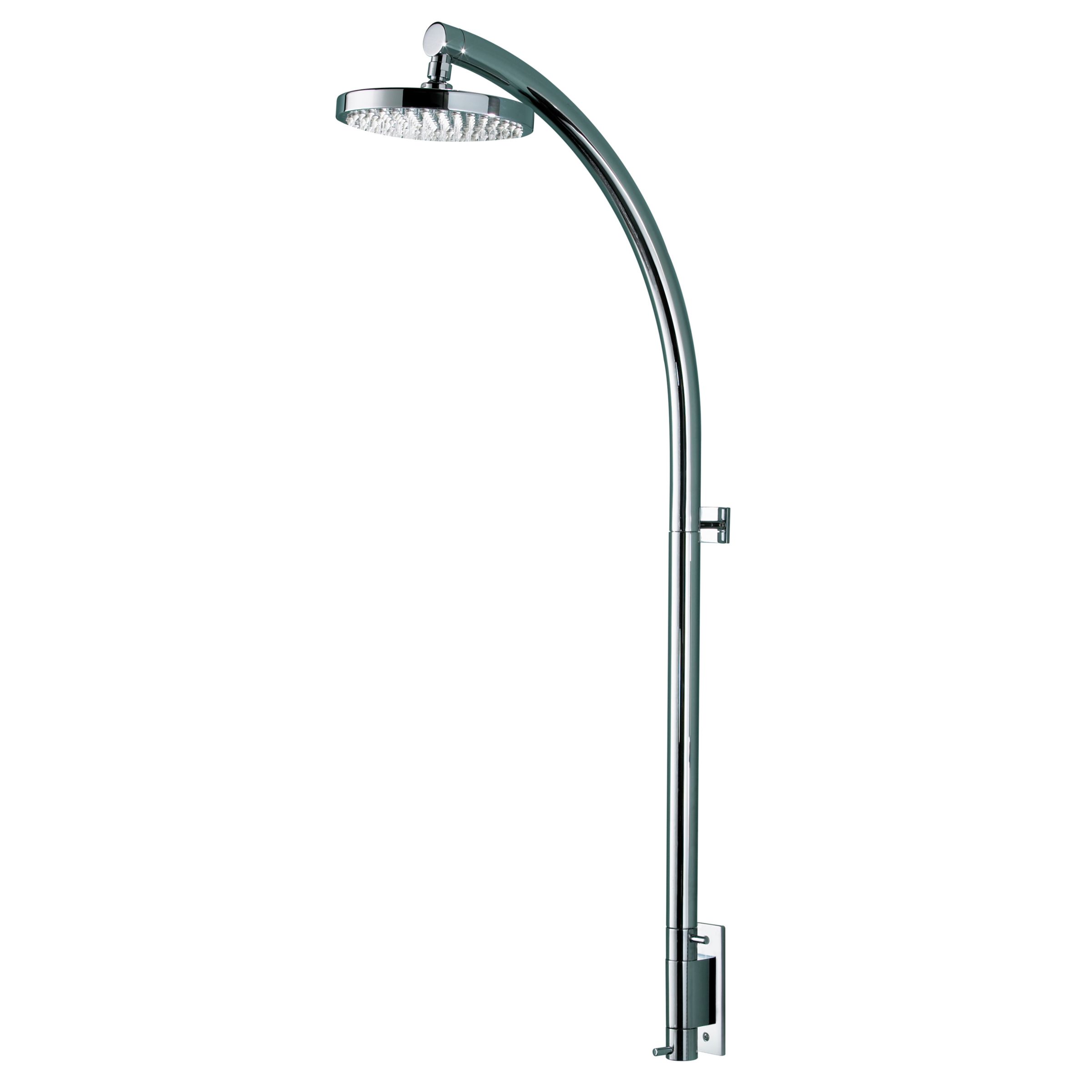Bristan Prism In-line Vertical Shower Pole with Fixed Head at JohnLewis