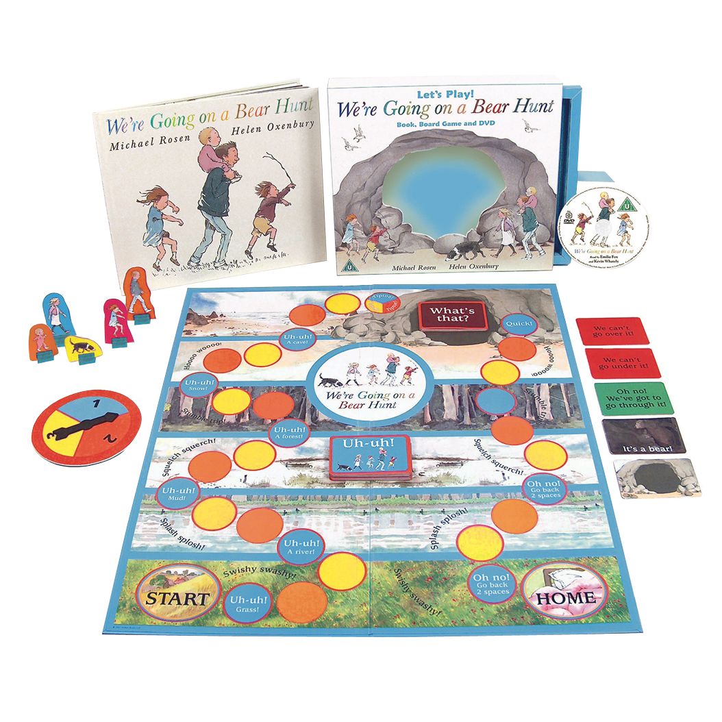 Bear Hunt Book, Board Game and DVD