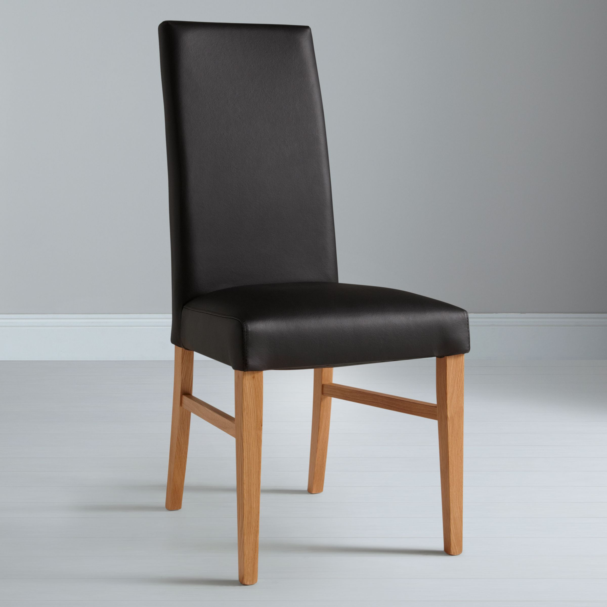 John Lewis Vanessa Black Leather Chair