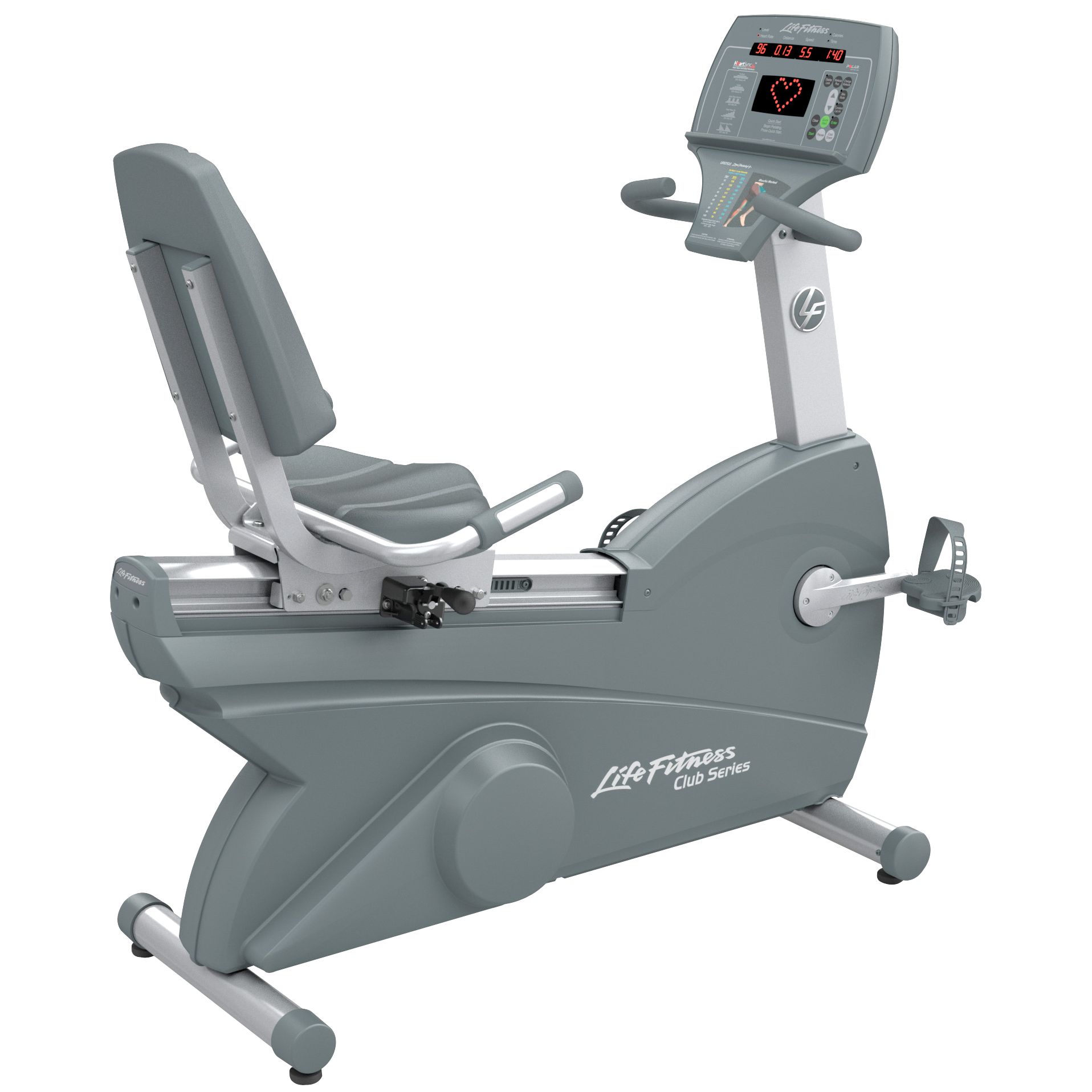 Life Fitness New Club Series Recumbent Bike at John Lewis