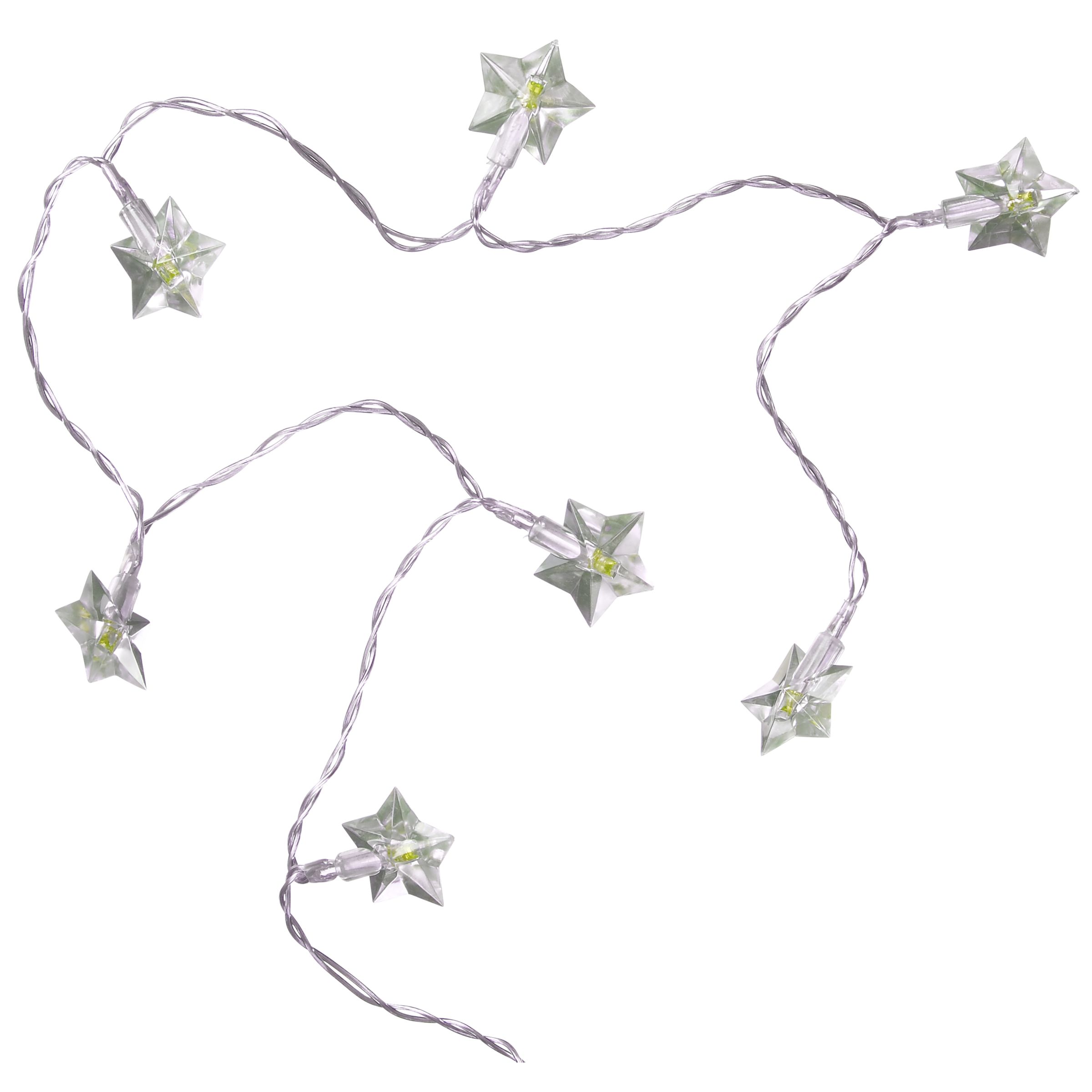 Star Line Lights, White